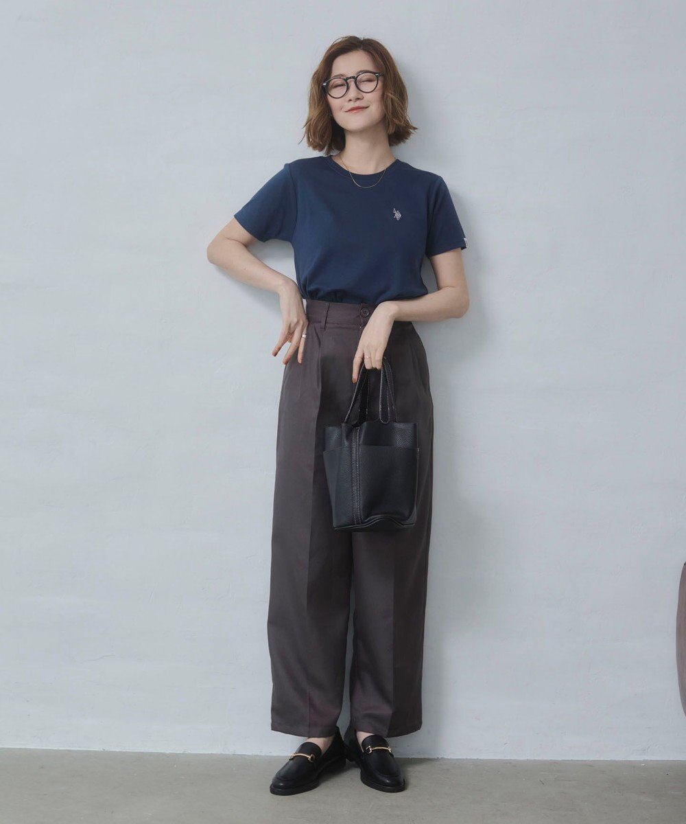 WEGO 【SMLサイズ展開】U.S. POLO ASSN.別注コンパクトTシャツ 