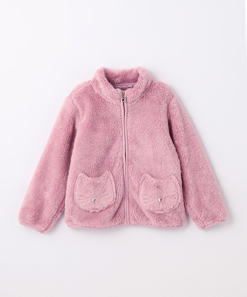 ANY KIDS ネコポケットボアブルゾン 