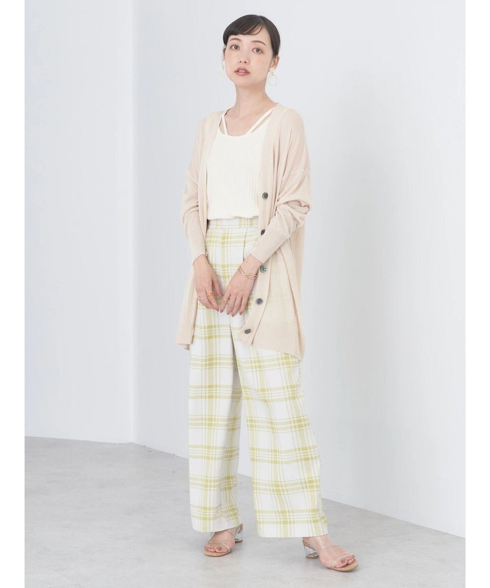 earth music&ecology 接触冷感シアーＢＩＧカーディガン 