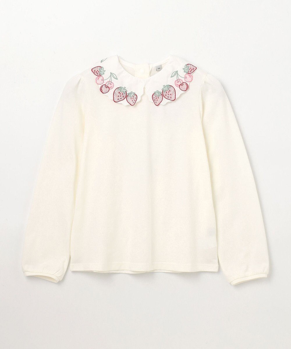 ANY KIDS 【チェリーベリーシリーズ】刺繍 ブラウス 