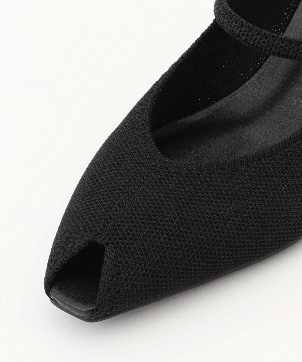 steppi 【洗える/撥水】オープントゥ パンプス 