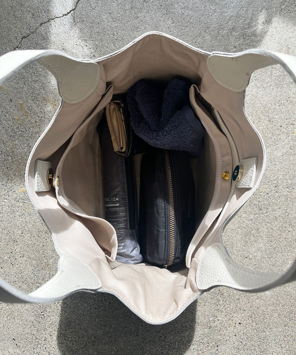 Hekhèr Le Style de Vie 【日本製/セレモニーにも】シュリンクレザー ハンドバッグ medium 