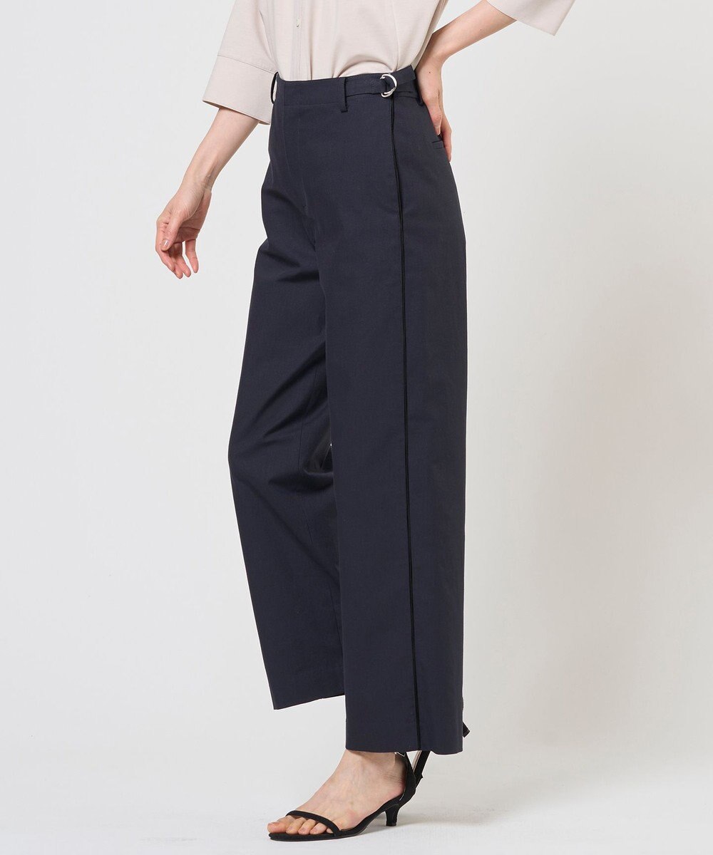 J.PRESS LADIES S TCリネン ドライツイル ストレート パンツ 