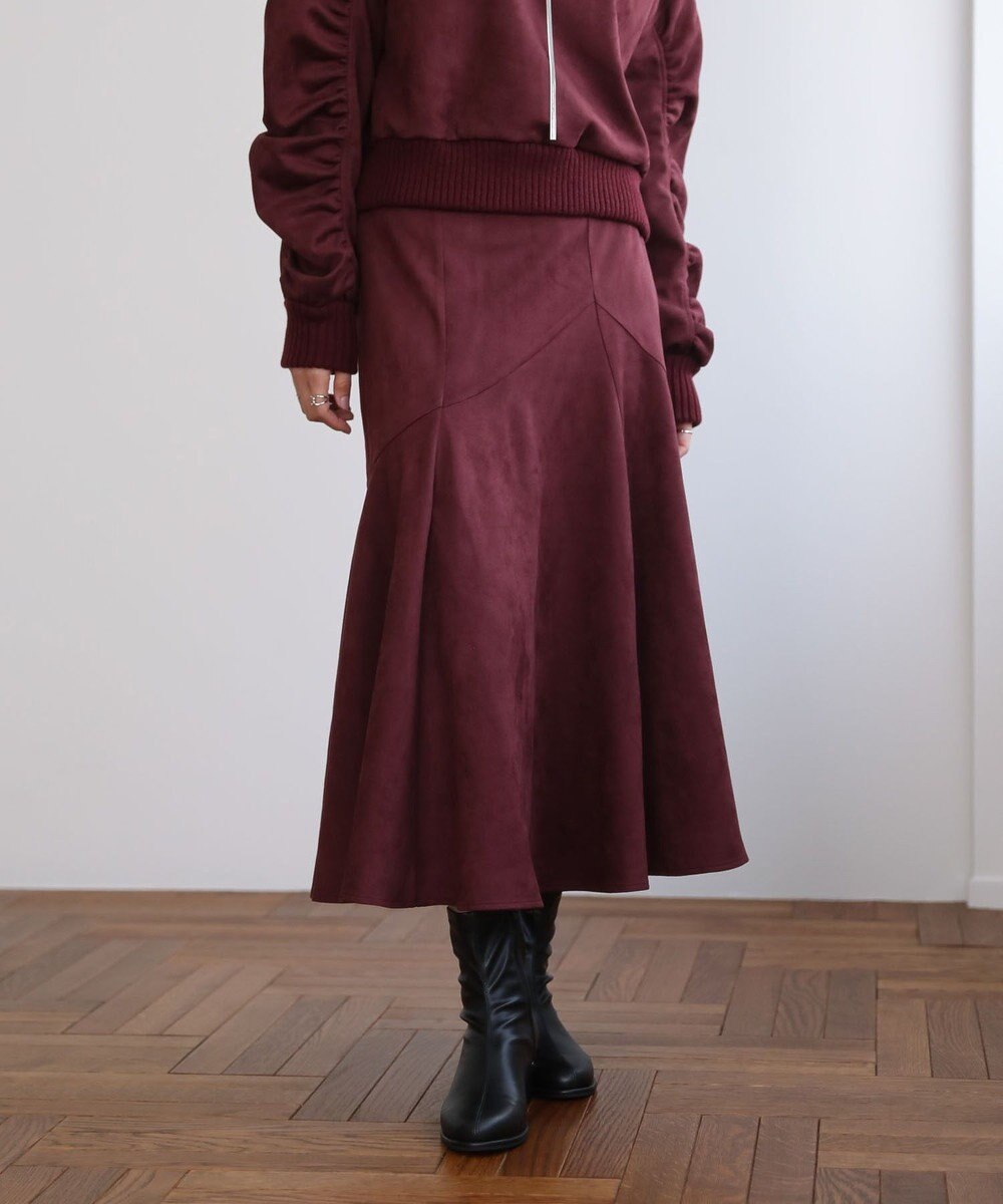 Green Parks ・ＥＬＥＮＣＡＲＥ　ＤＵＥ　スエードポンチフレアスカー 