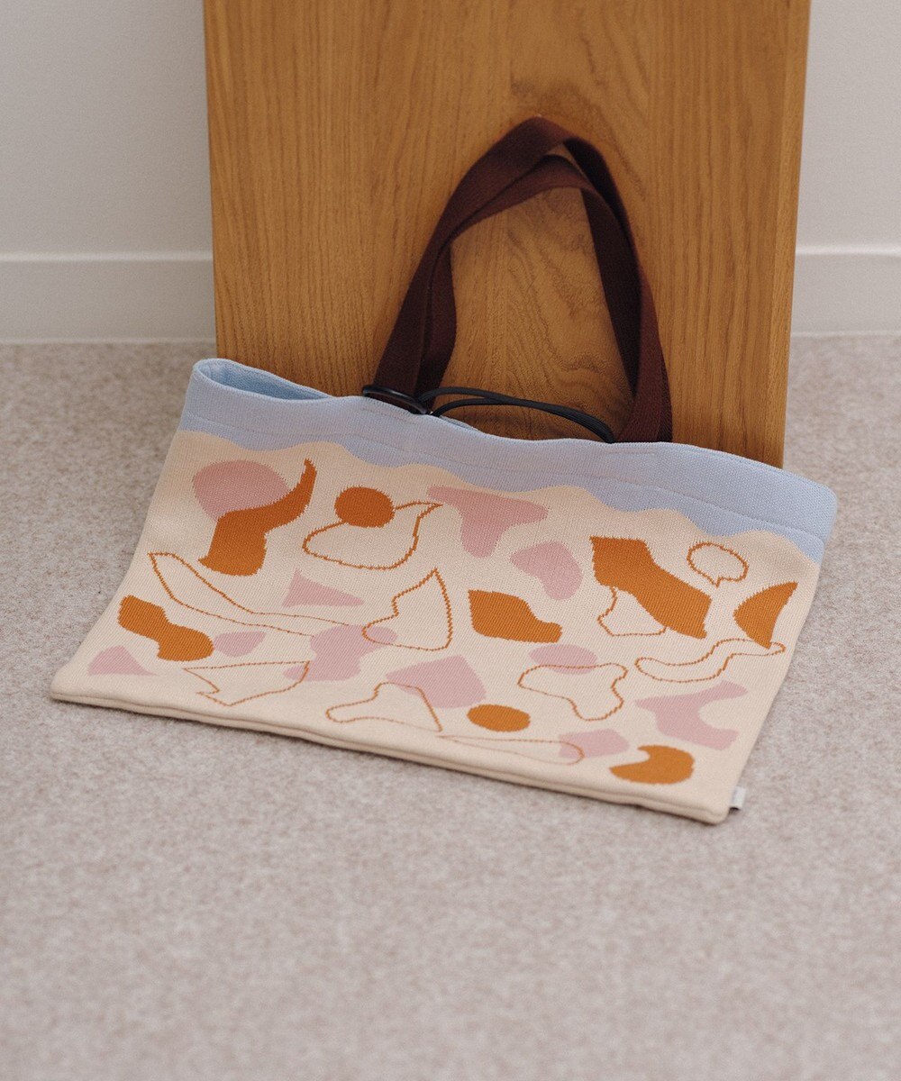 TRICOTE 【入園・入学祝い】コラージュ柄 ニットレッスンバッグ 