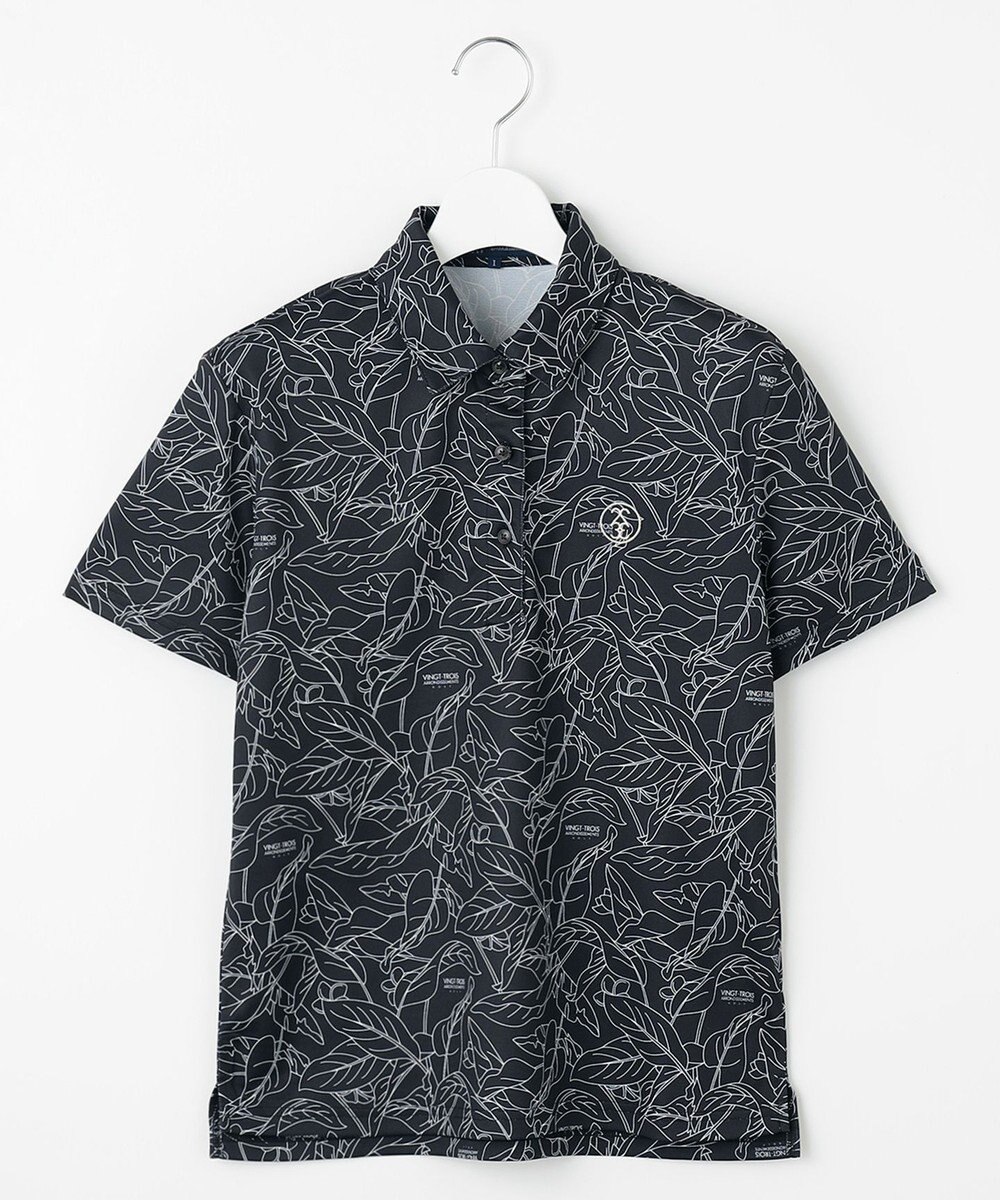 23区GOLF 【WOMEN】遮熱エイトムーブ リーフポロシャツ 