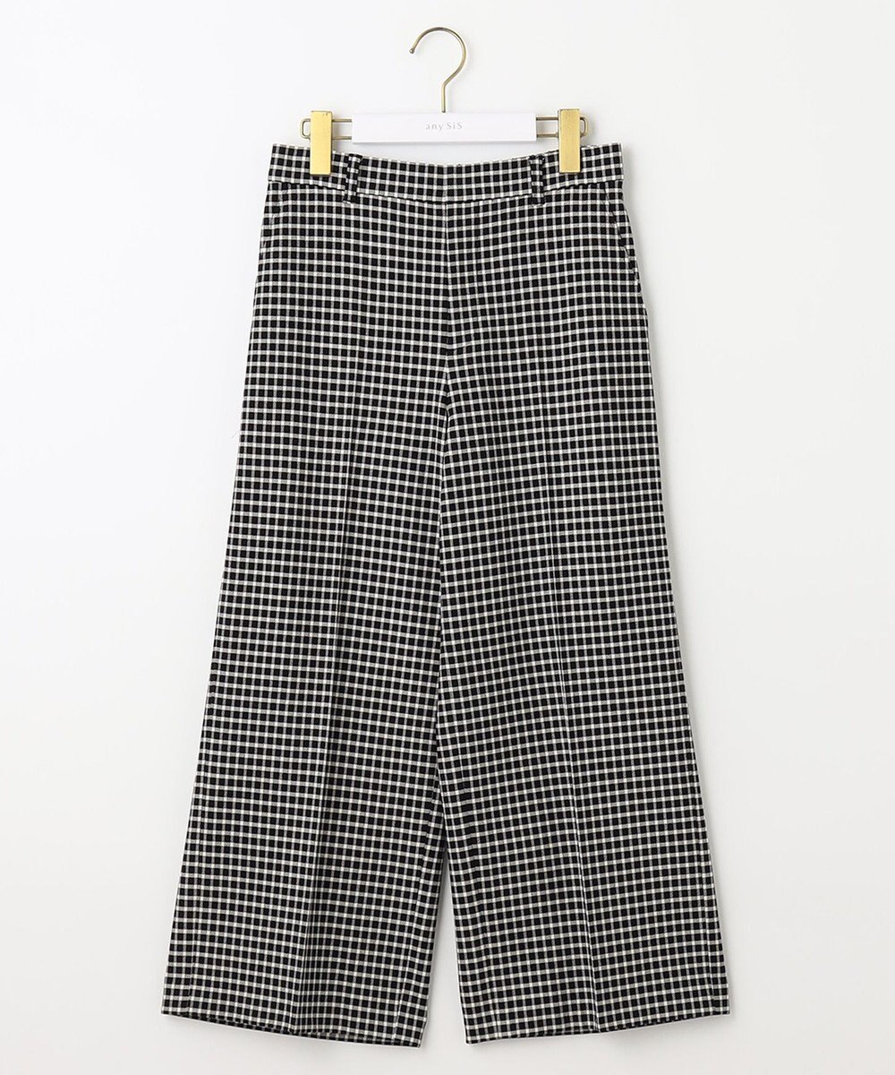 ANY SIS 【保温性あり/洗える】サーモ 2WAYストレッチ ワイドパンツ 