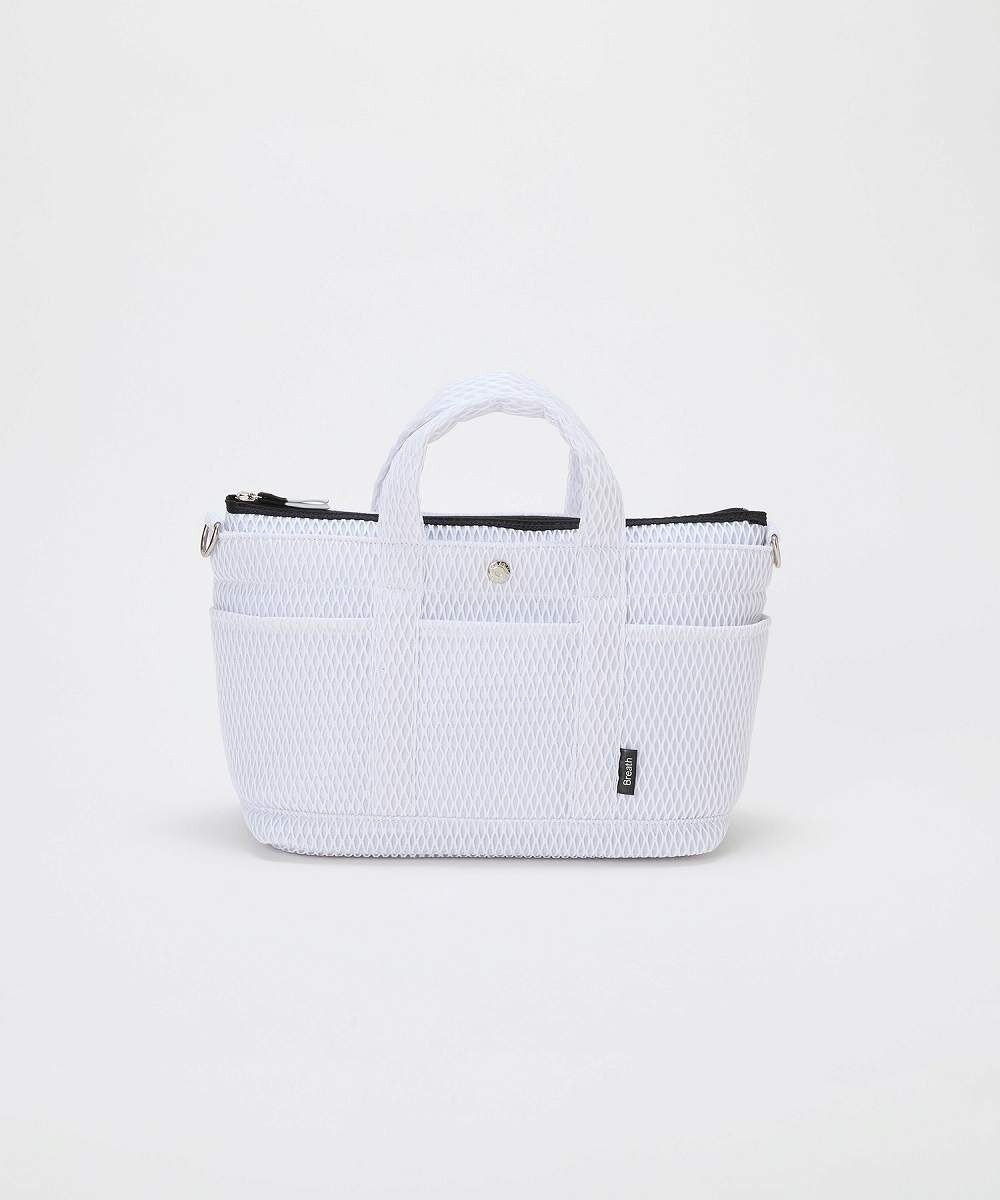 TOPKAPI 【Breath TOPKAPI】ポリメッシュ ショルダー付き トートバッグ 