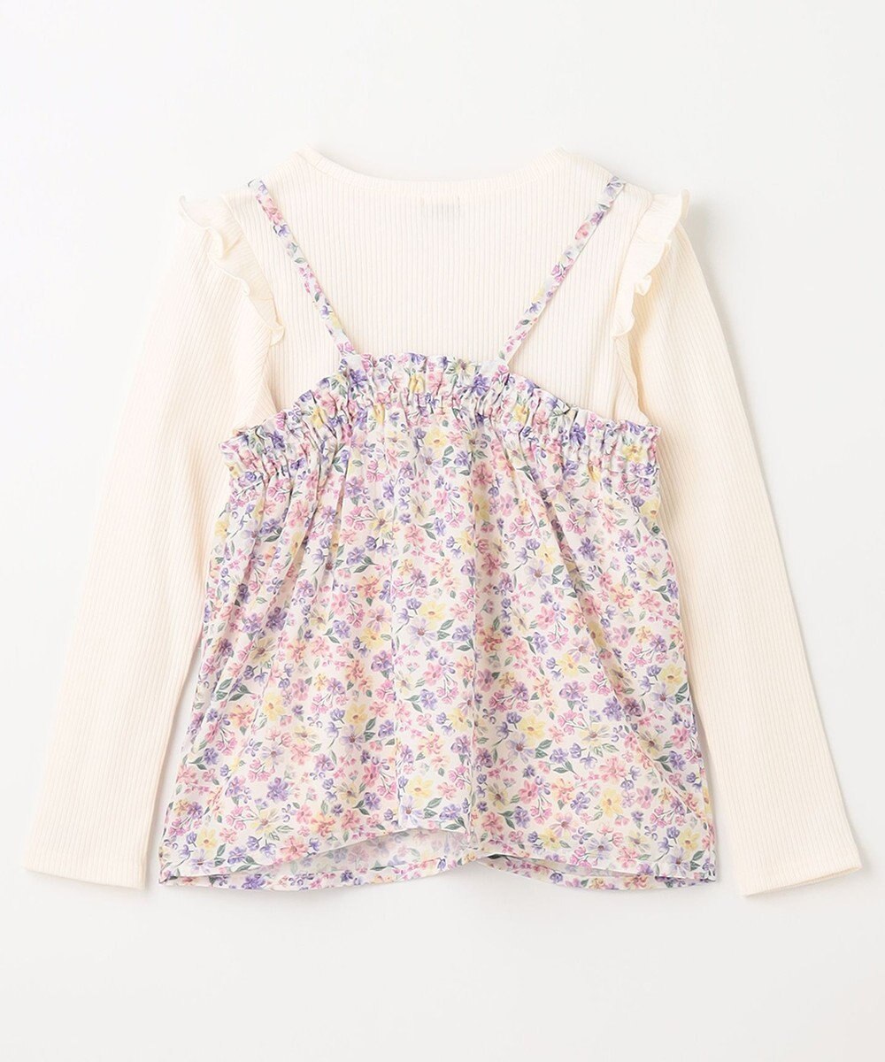 ANY KIDS 花柄キャミセット 長袖 Tシャツ 