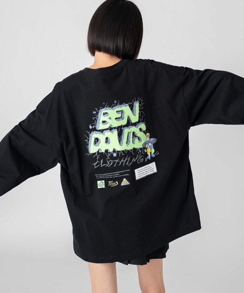 WEGO 【ユニセックス着用ITEM】別注BENDAVISグラフィックT（LS） 