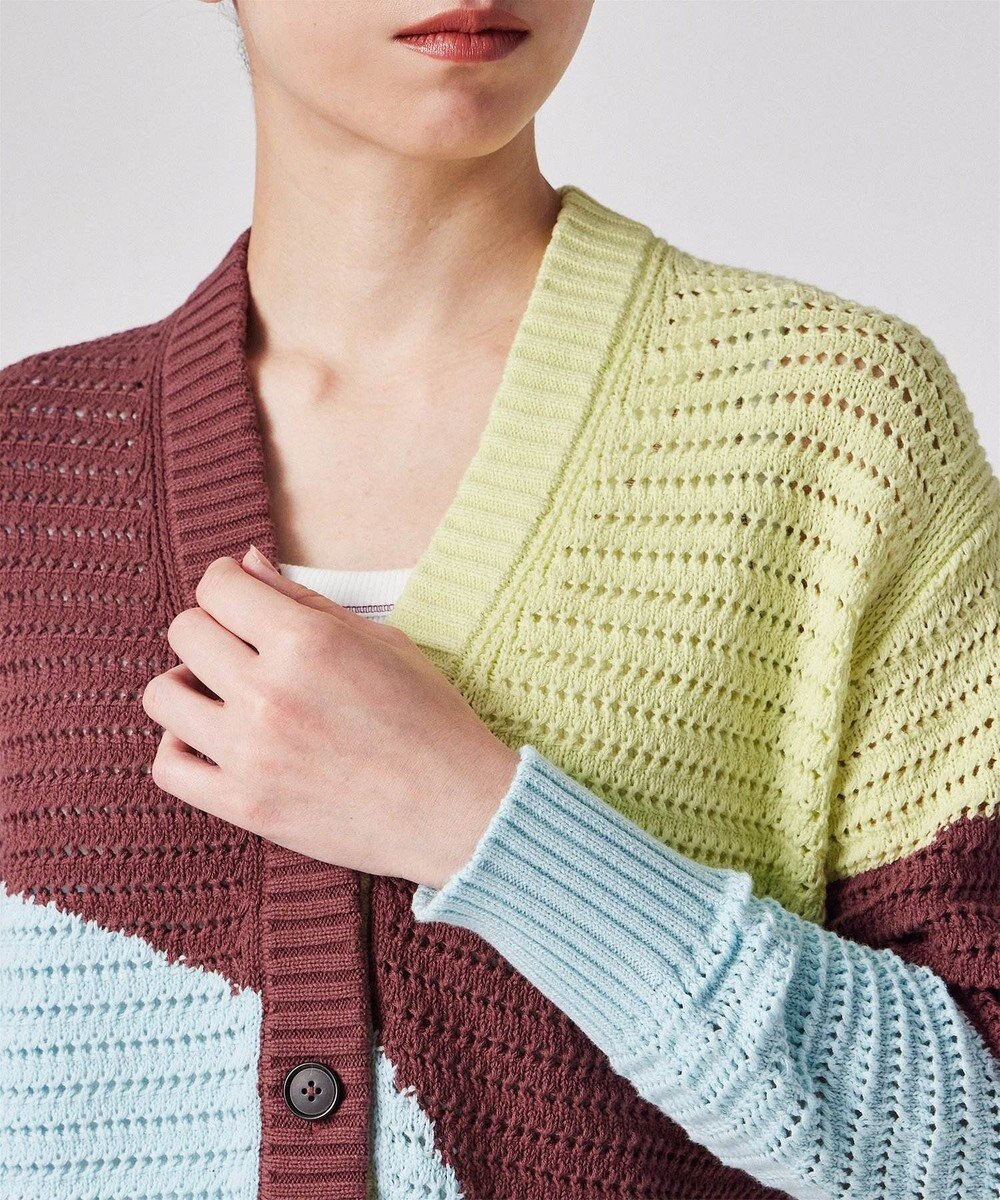 Paul Smith 【洗える】インターシャ ライン カーディガン 