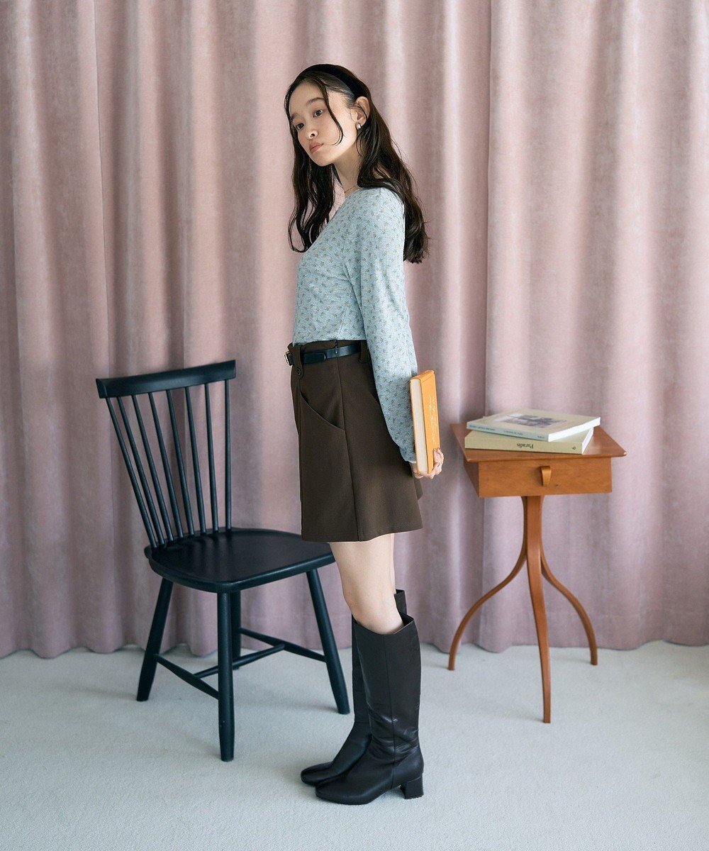 earth music&ecology 【WEB限定】アイレットジャカードタイトプルオーバー 