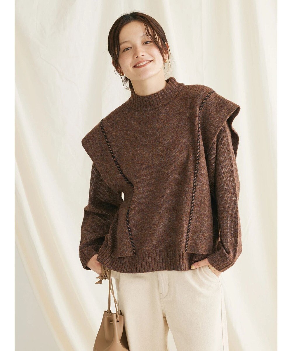 CRAFT STANDARD BOUTIQUE ハンドステッチニットプルオーバー 