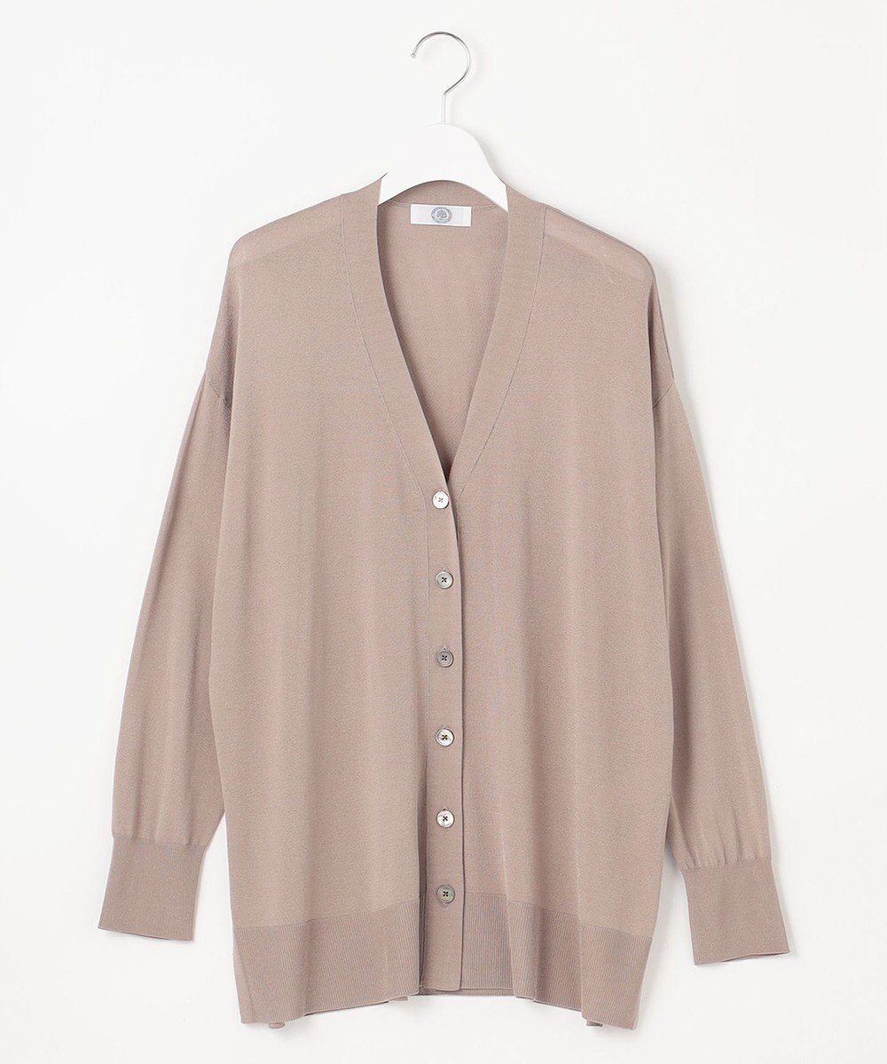 J.PRESS LADIES S 【WEB限定カラーあり・洗える】SILKY RAYON STRETCH カーディガン 