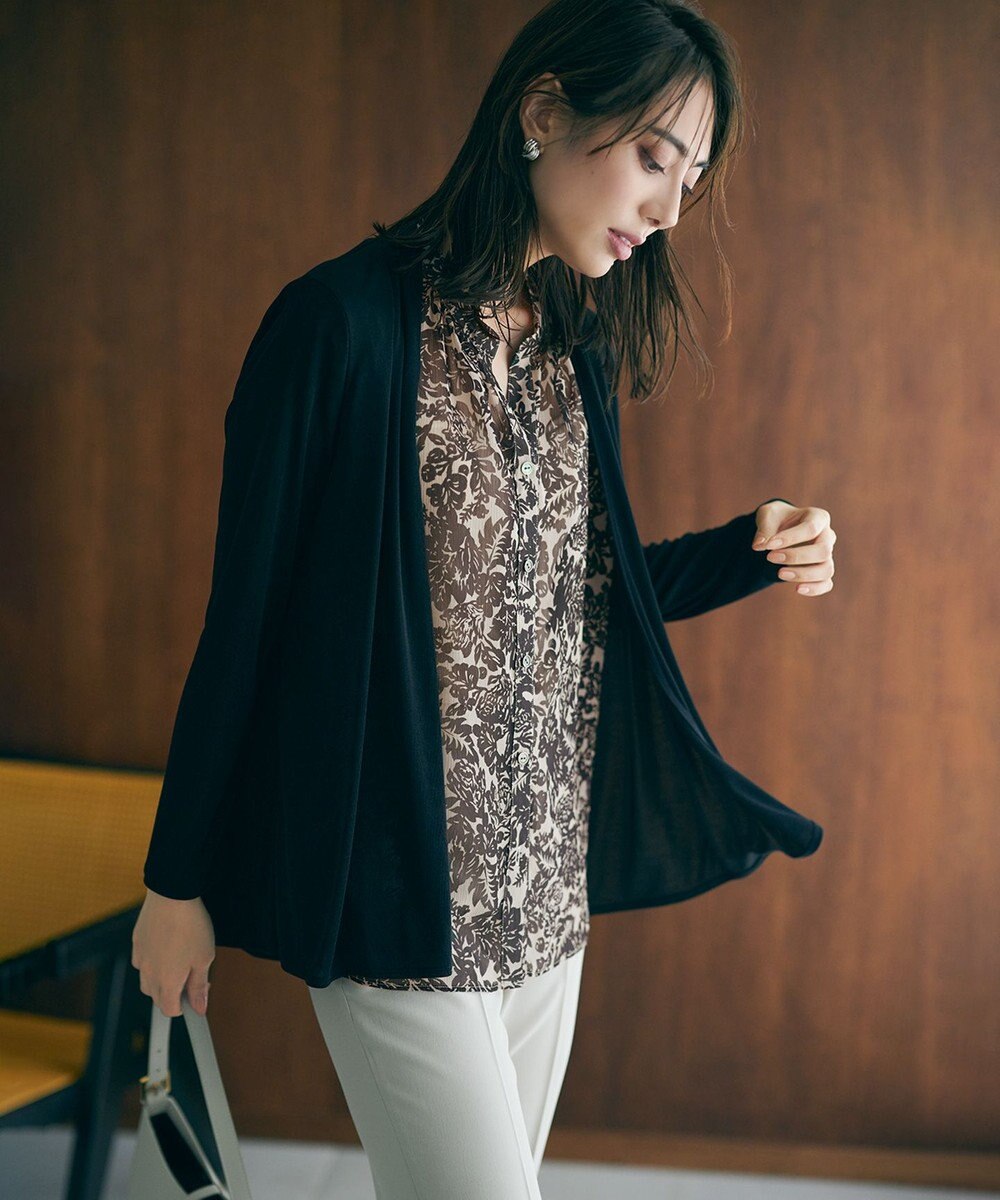 23区 【洗える】トロピカル2WAYストレッチ テーパード パンツ 