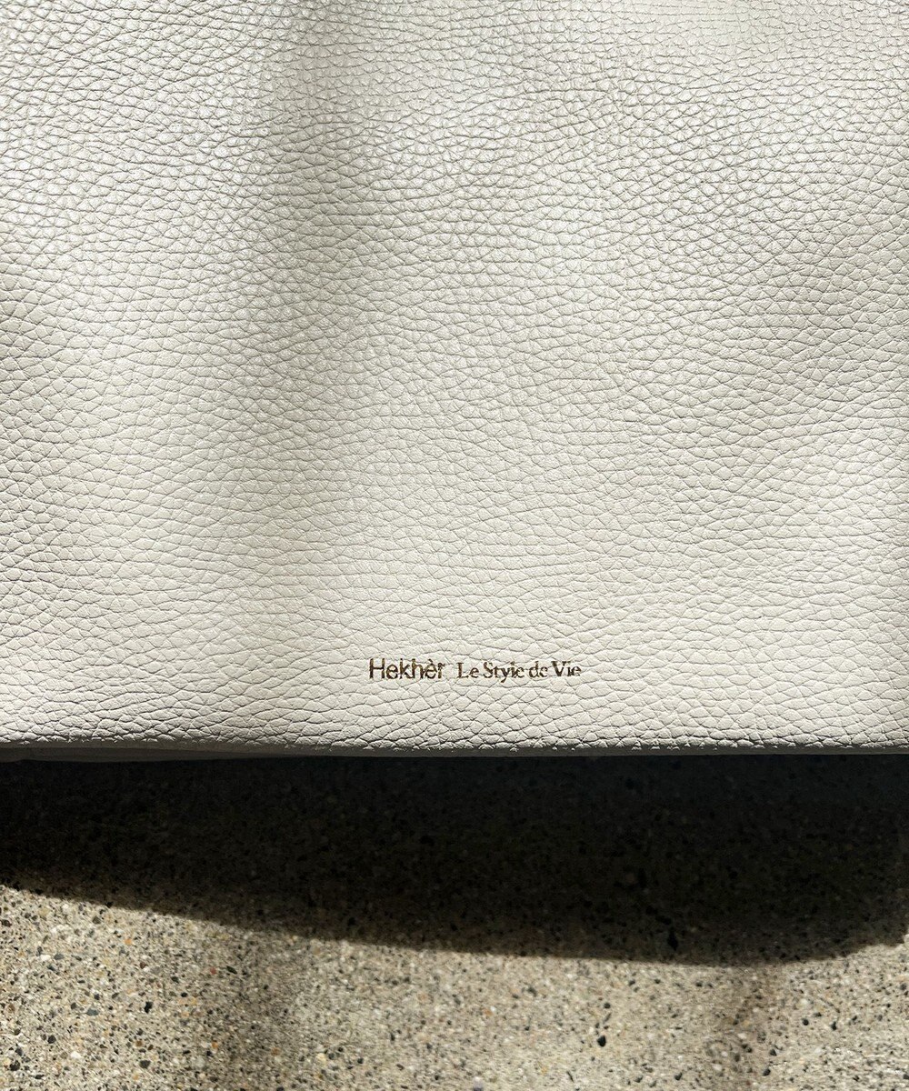 Hekhèr Le Style de Vie 【日本製/セレモニーにも】シュリンクレザー ハンドバッグ medium 