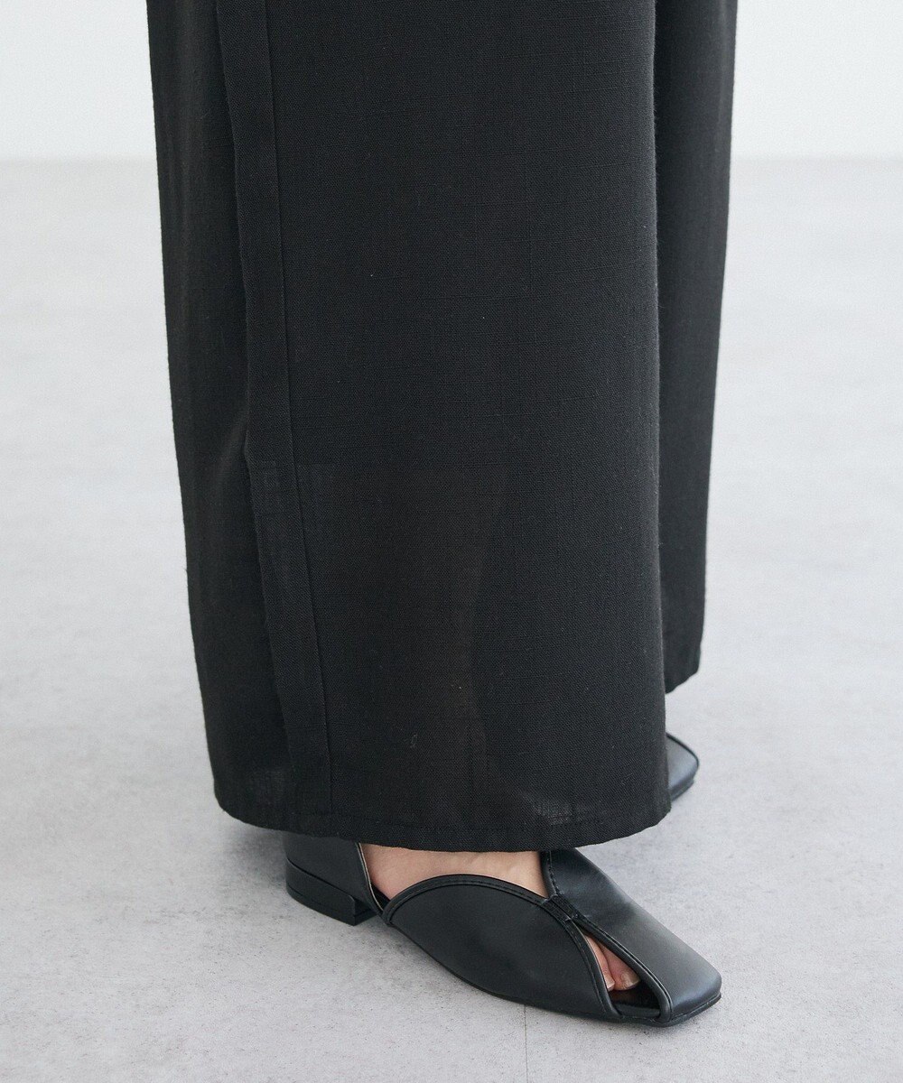 CRAFT STANDARD BOUTIQUE リネンライクワイドイージーパンツ 