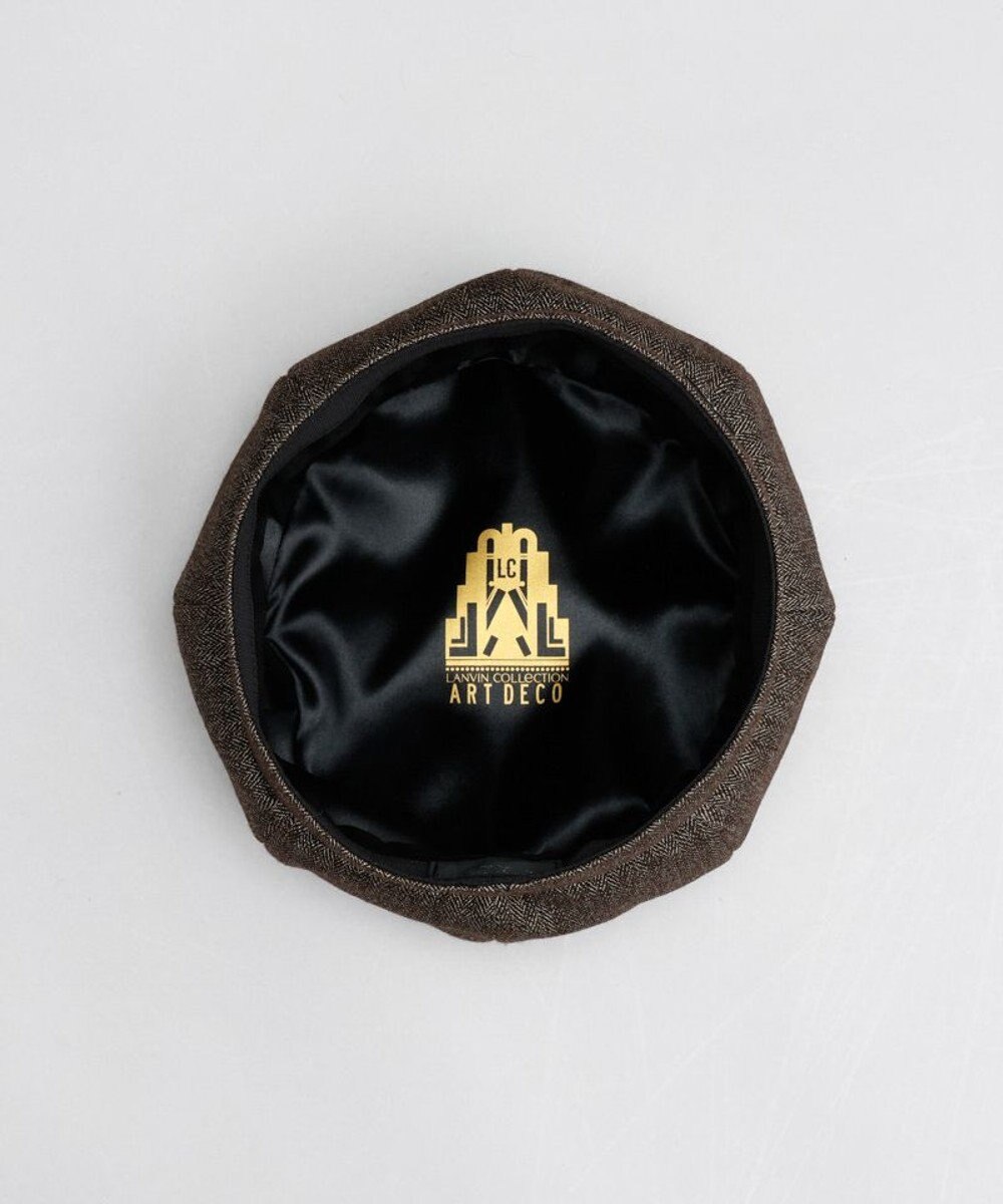 AURORA 【 LANVIN COLLECTION（ランバン コレクション） 】ラメツイードベレー 