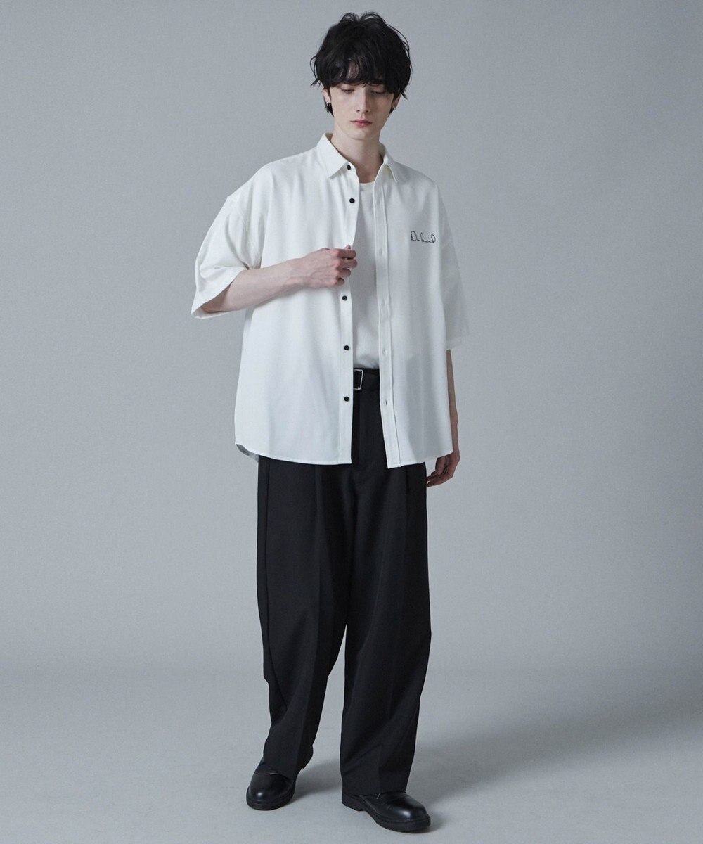 WEGO アムンゼンワンポイントBIGシャツ（S） 