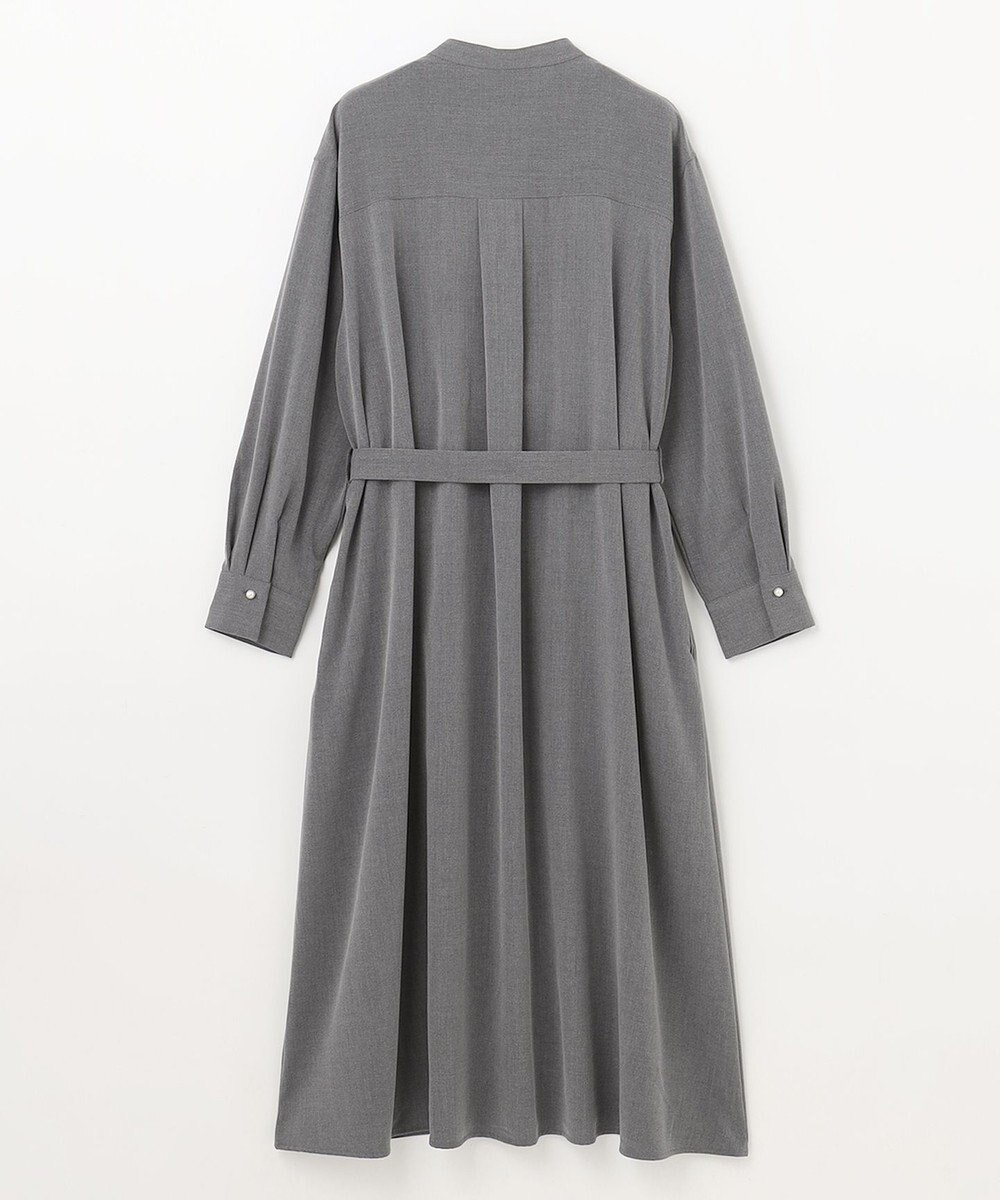ANY 【洗濯機可能/ストレッチ】ウールライク前開きワンピース 