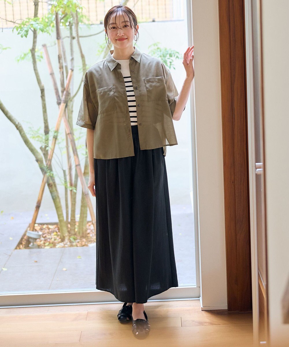 ANY シアーテックリネンシャツ 