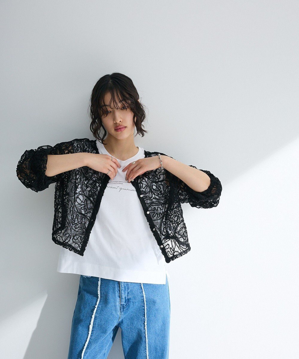 Green Parks ・ＥＬＥＮＣＡＲＥ　ＤＵＥ　２ｗａｙコードレースカーデ 