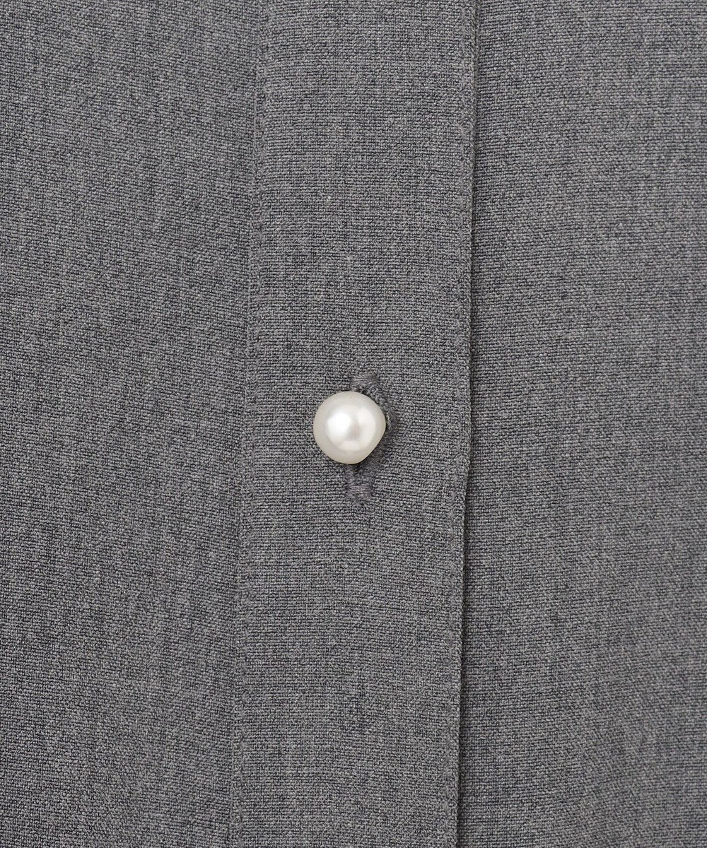 ANY 【洗濯機可能/ストレッチ】ウールライク前開きワンピース 