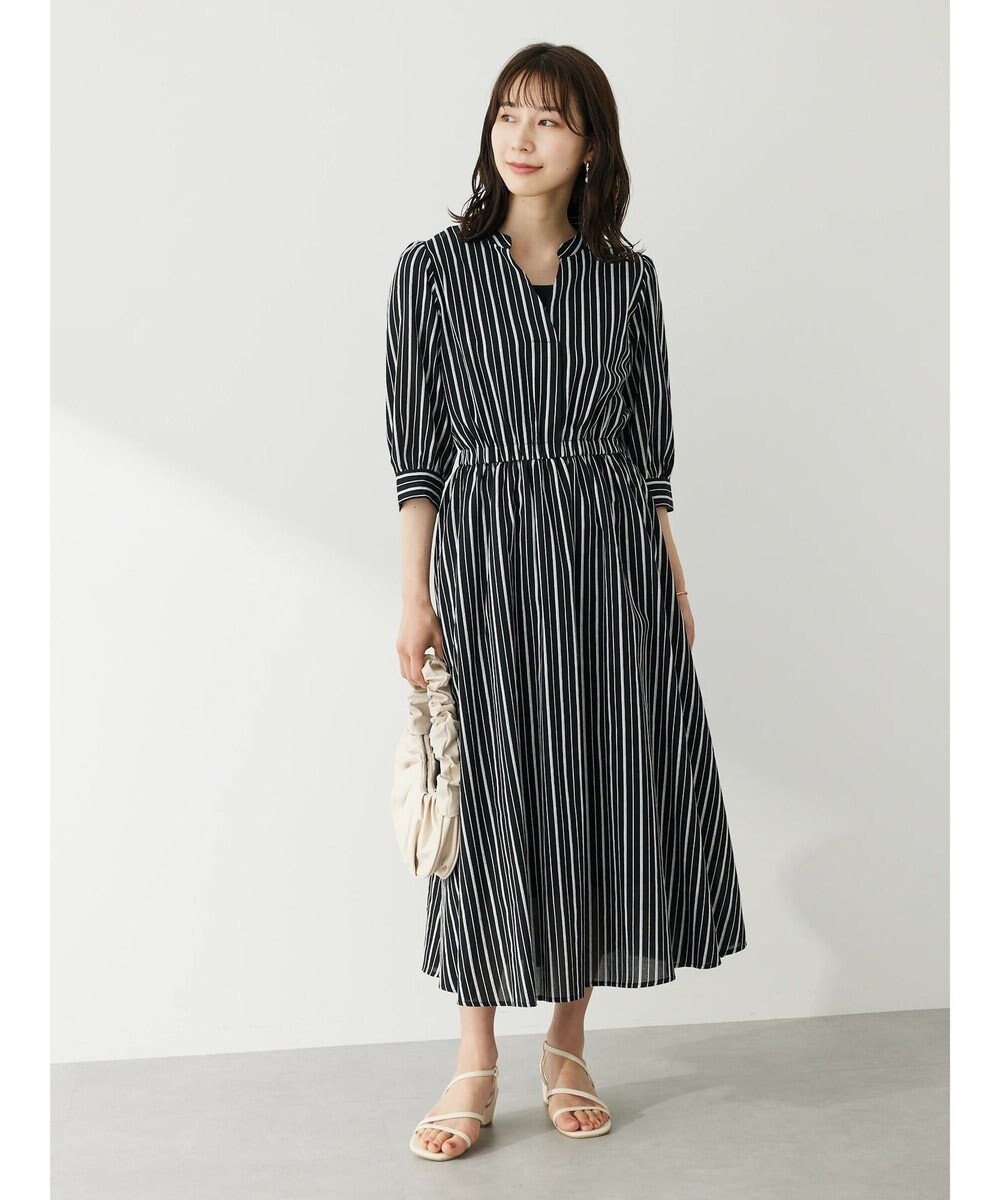 Green Parks ・ＥＬＥＮＣＡＲＥ　ＤＵＥ　ドビーストライプワンピ 