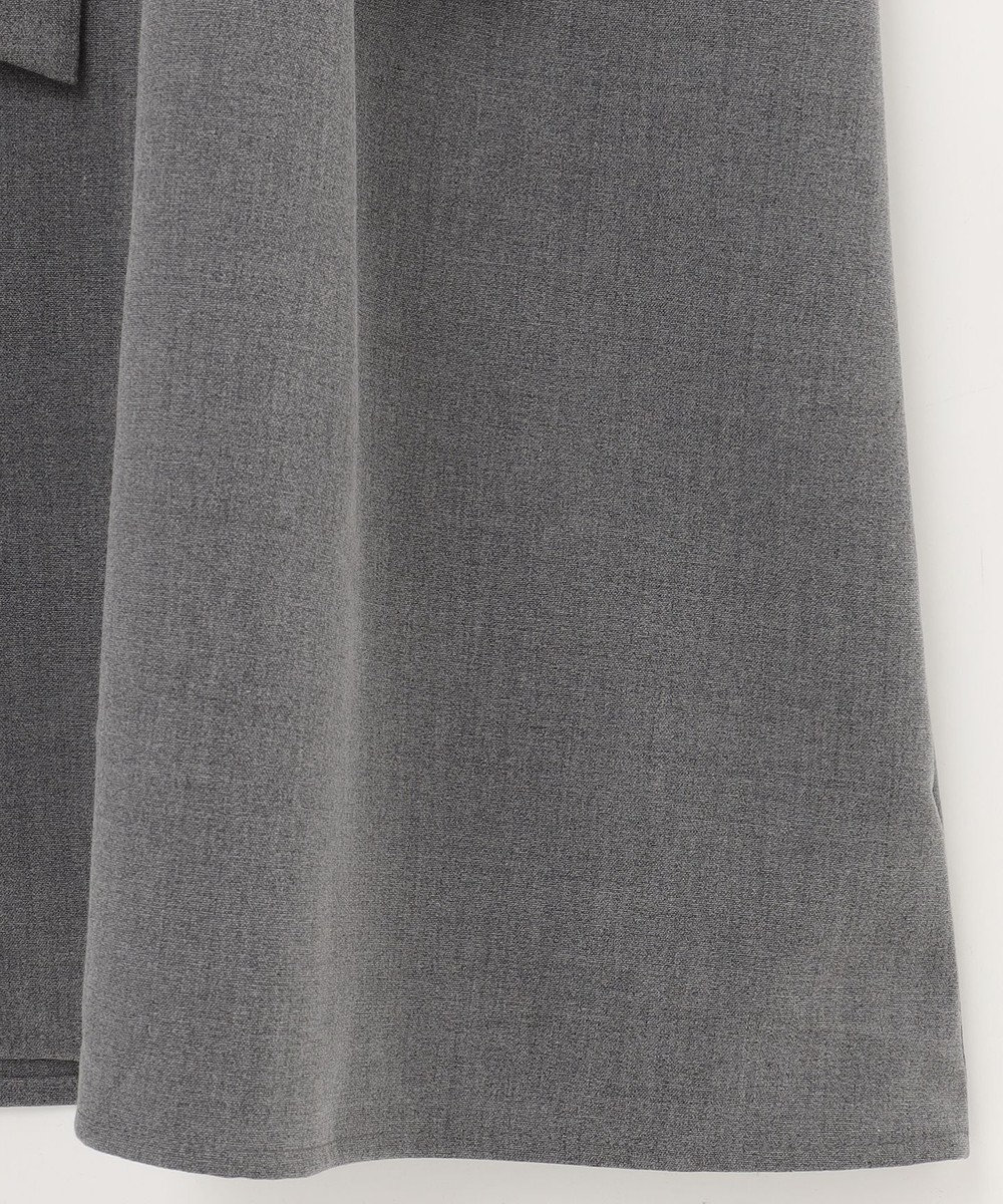 ANY 【洗濯機可能/ストレッチ】ウールライク前開きワンピース 