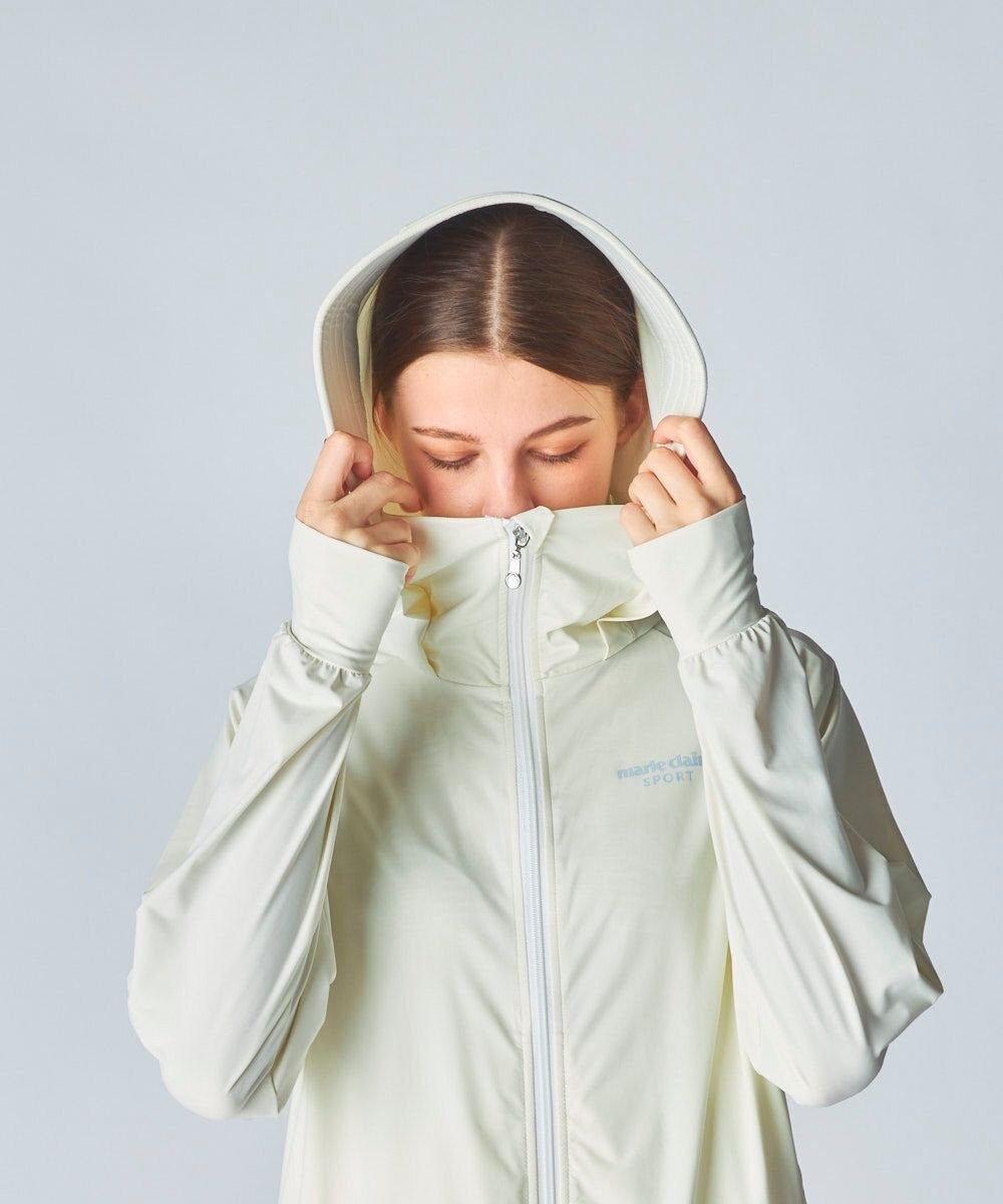 FILA GOLF／marie claire 【marie claire SPORT】スーパーナイロンクール｜フード付きUVラッシュガード 
