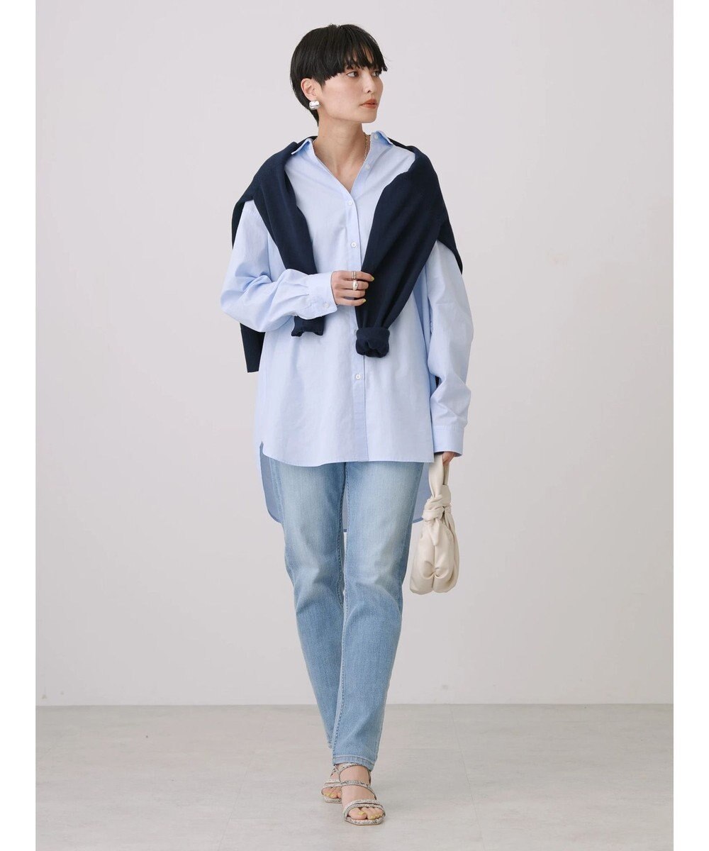 AMERICAN HOLIC ＵＶカット加工バックタックシャツチュニック 