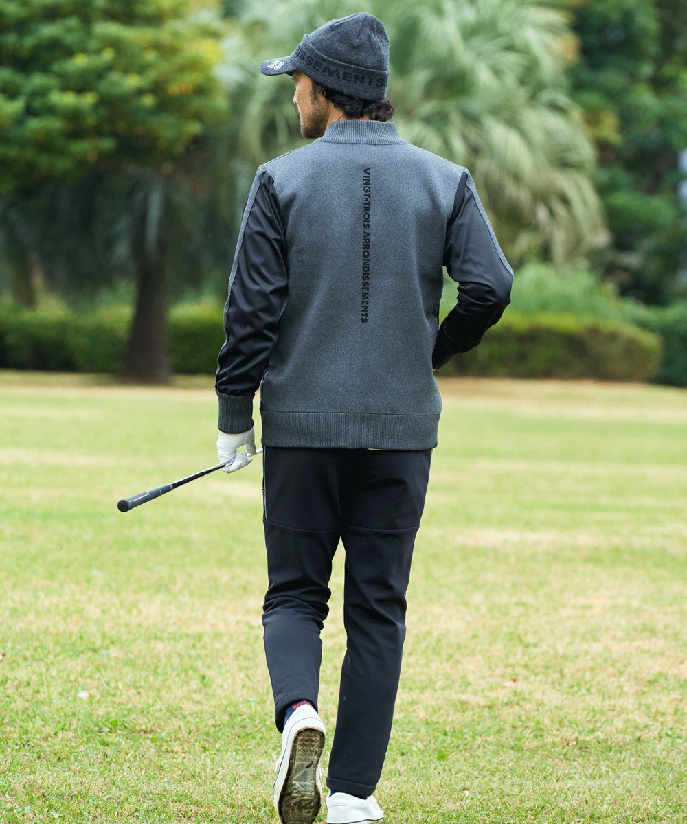 23区GOLF 【MEN/EC限定】ハイブリッド ニットアウター 