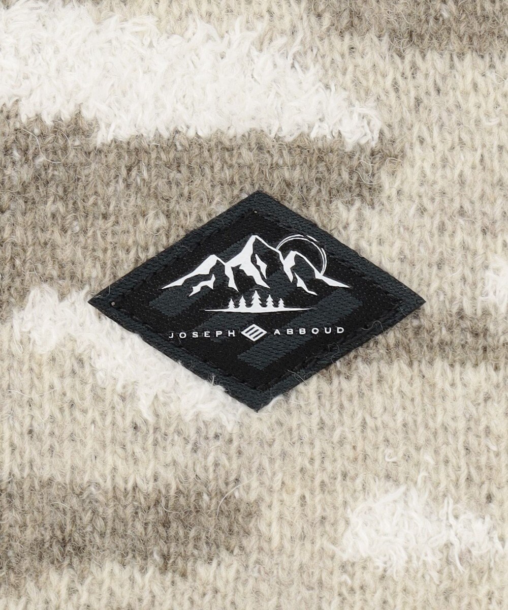 JOSEPH ABBOUD MOUNTAIN 【UNISEX】ラムウール×モールカモフラージュ ニットキャップ 