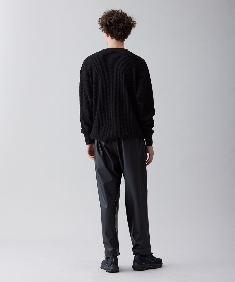 UNFILO MENS イージーケア ワッフル ヘンリーネック [23年春夏商品] 