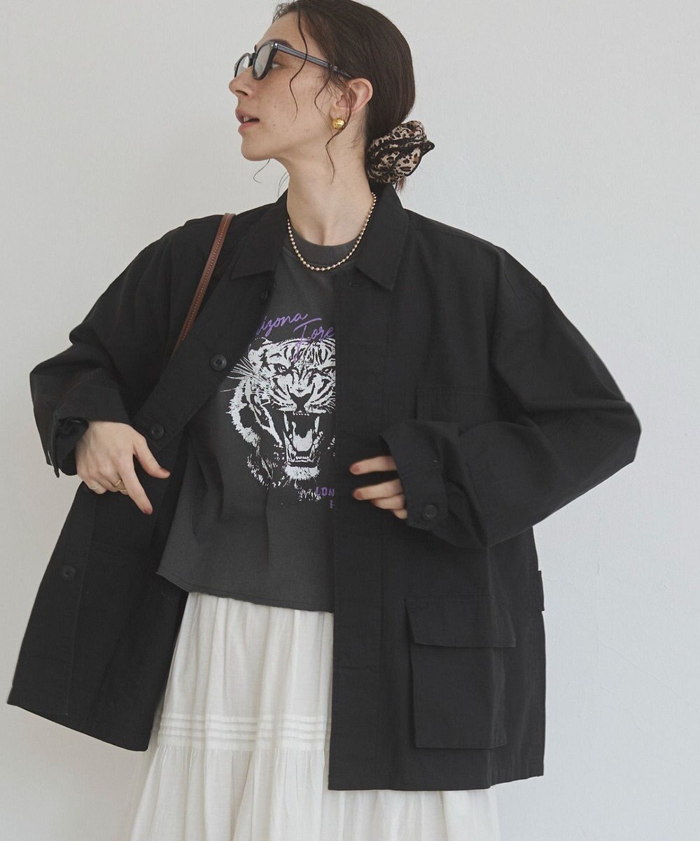 WEGO 【ANGIE VINTAGE】ミリタリー シャツジャケット 