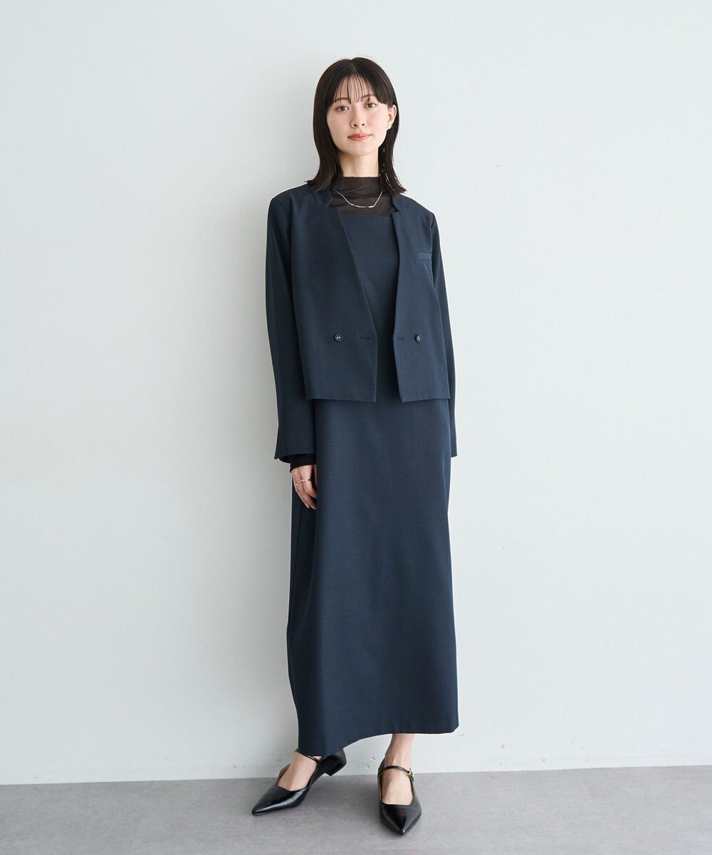 YECCA VECCA 【2点SET】ショートジャケットセットキャミワンピース 