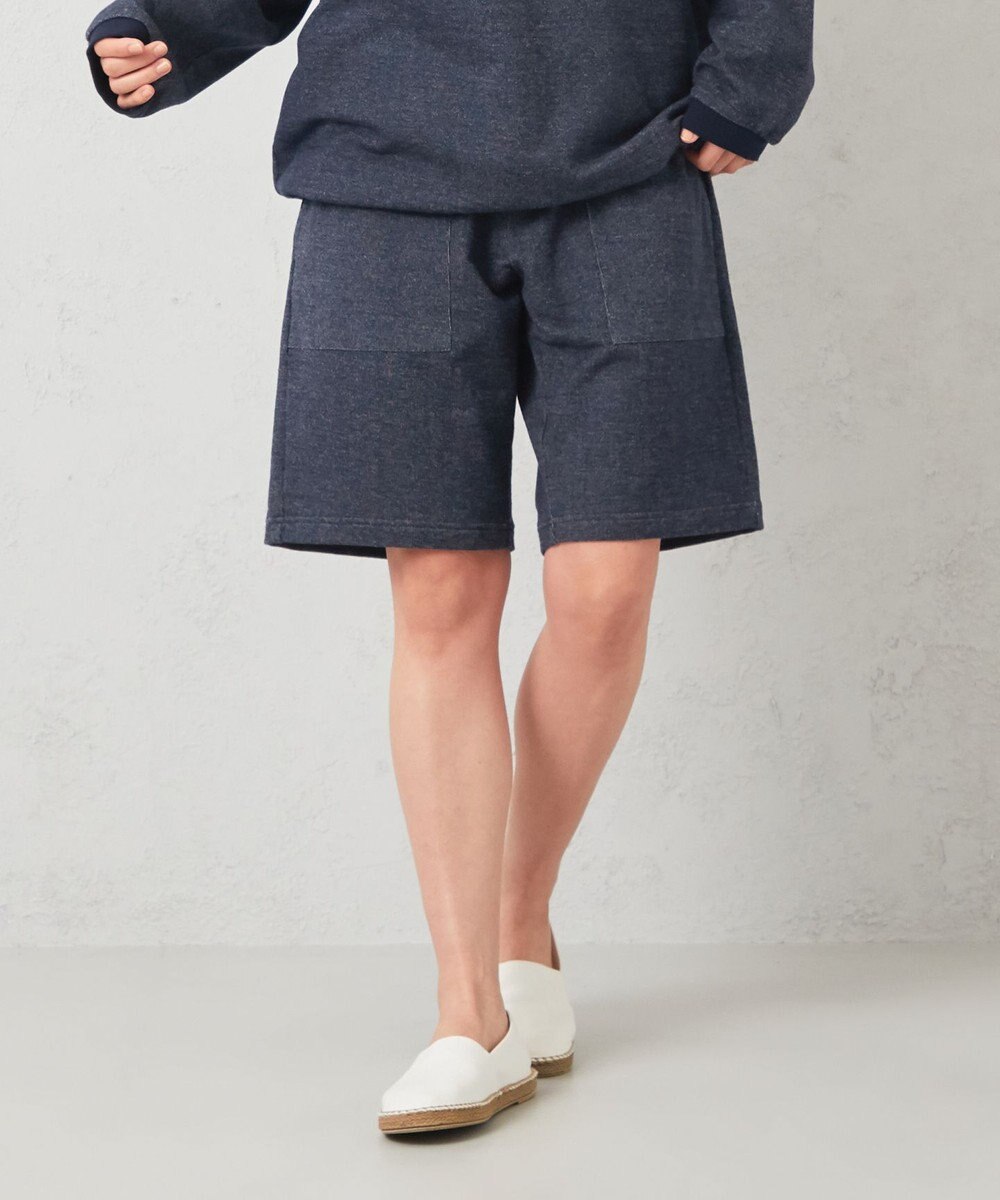 JOSEPH ABBOUD MOUNTAIN 【SPACE／UNISEX】オーガニックコットン使用 ヴィンテージインレー ショートパンツ 