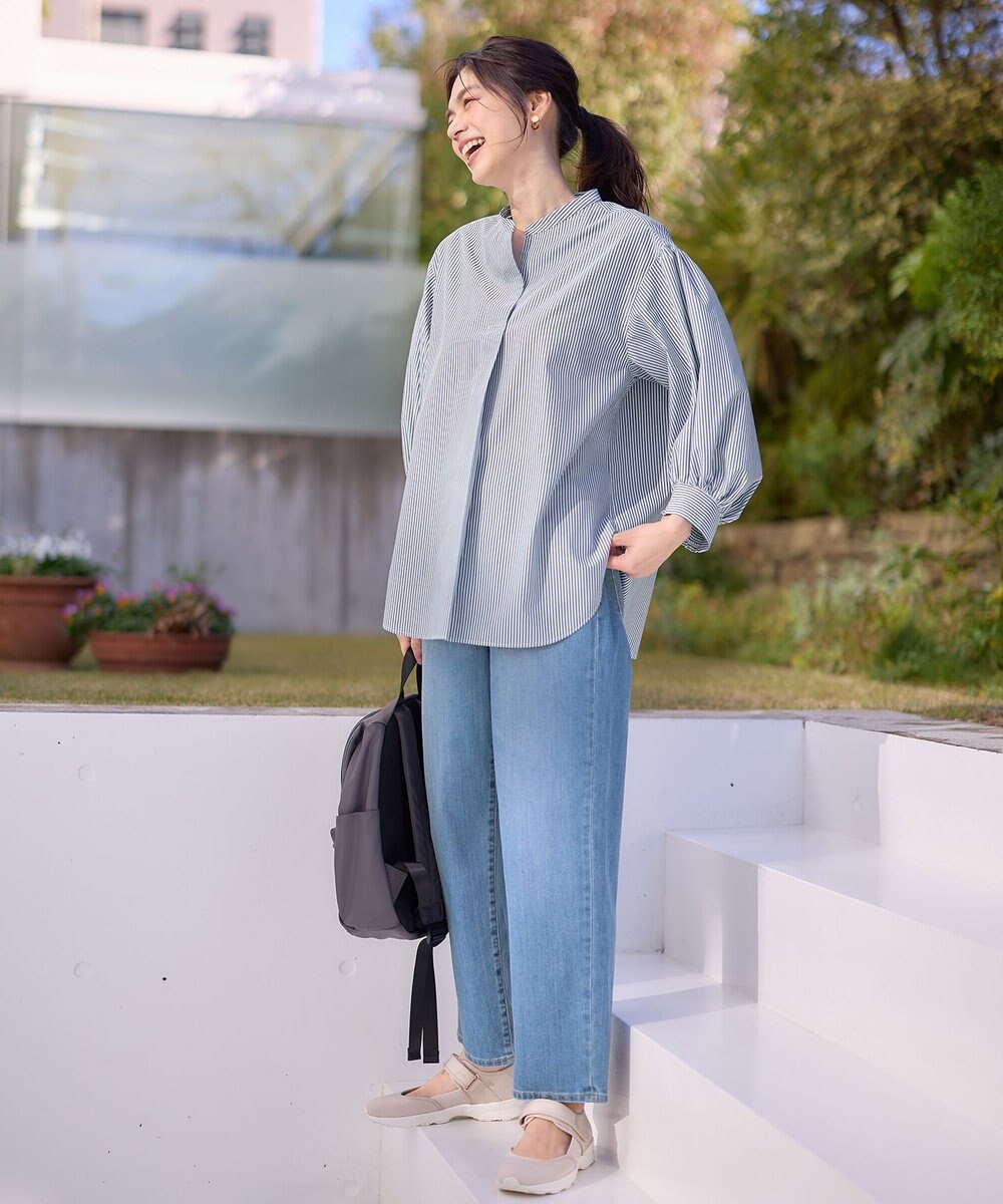 ANY 【WEB限定】【UVカット/抗菌防臭/速乾】エニィファンクション　スキッパーブラウス 