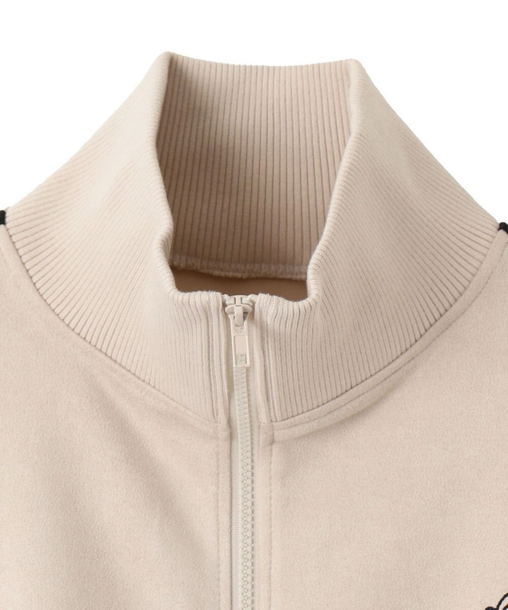 WEGO スエードポンチクロップドトラックジャケット 