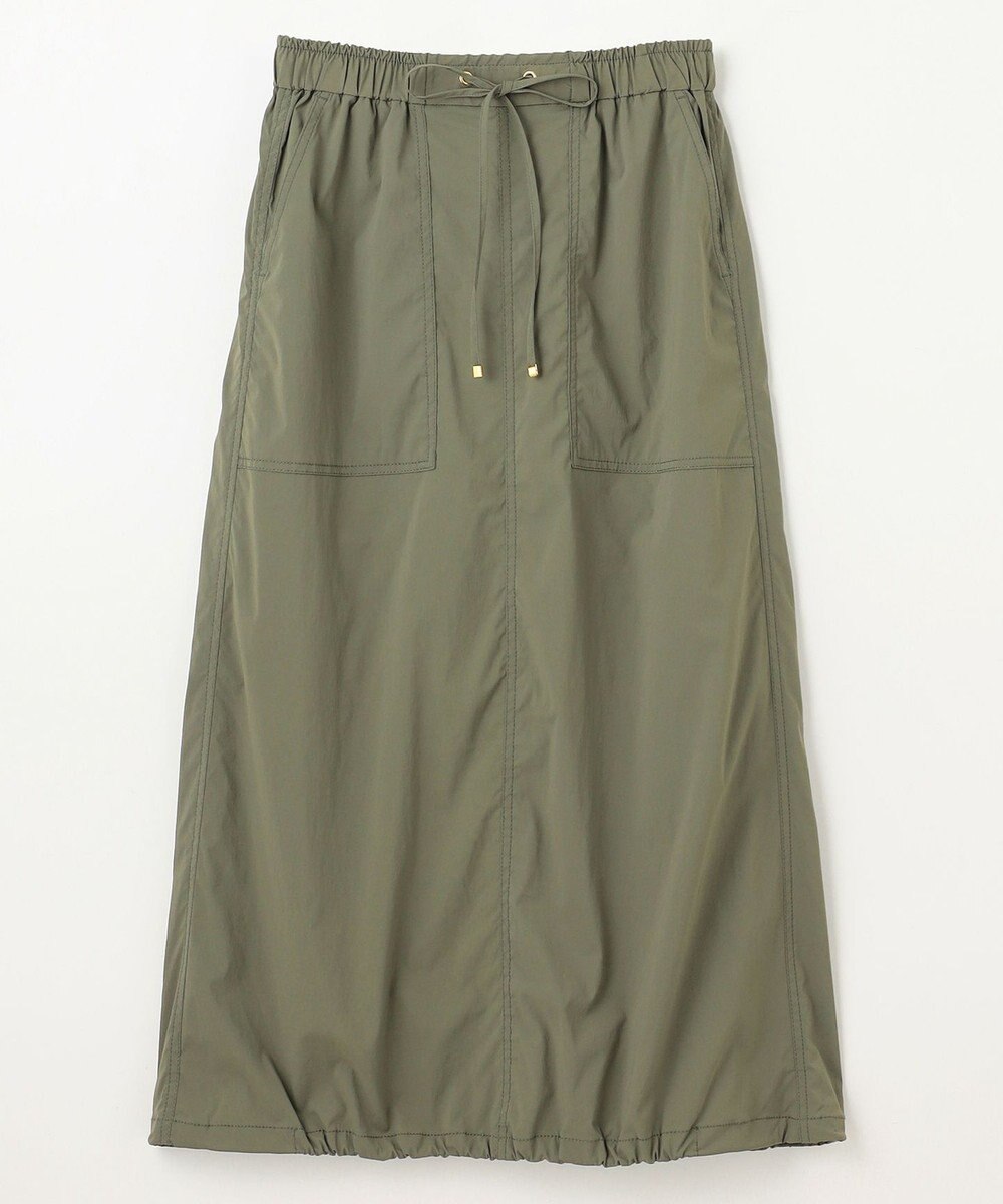 ANY L 【ウエストゴム】撥水ナイロンベイカースカート 