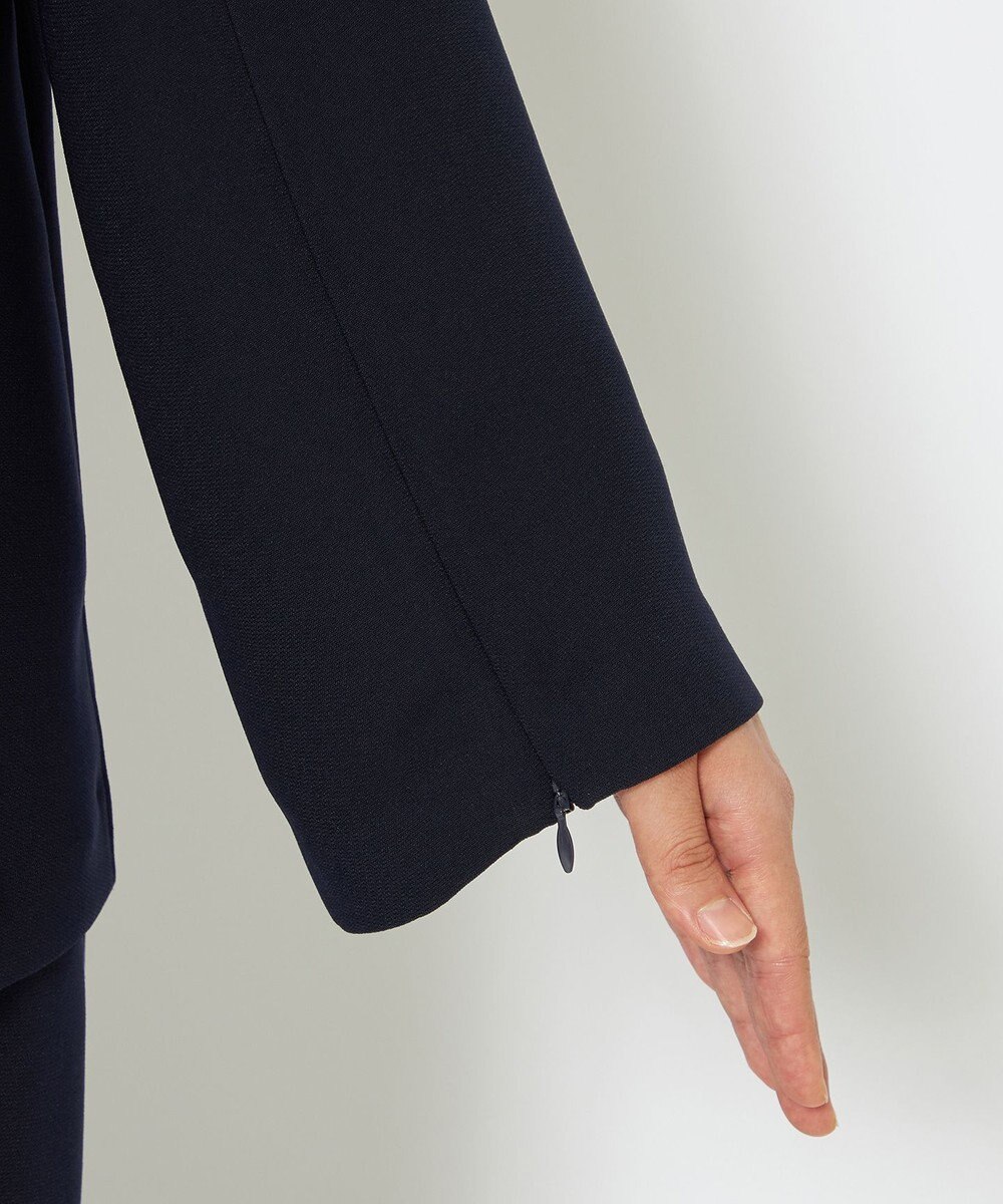 uncrave 【防シワ・洗濯機洗い可】ウォッシャブルダブルクロス スリットスリーブ ブラウス（uncrave STANDARD） 