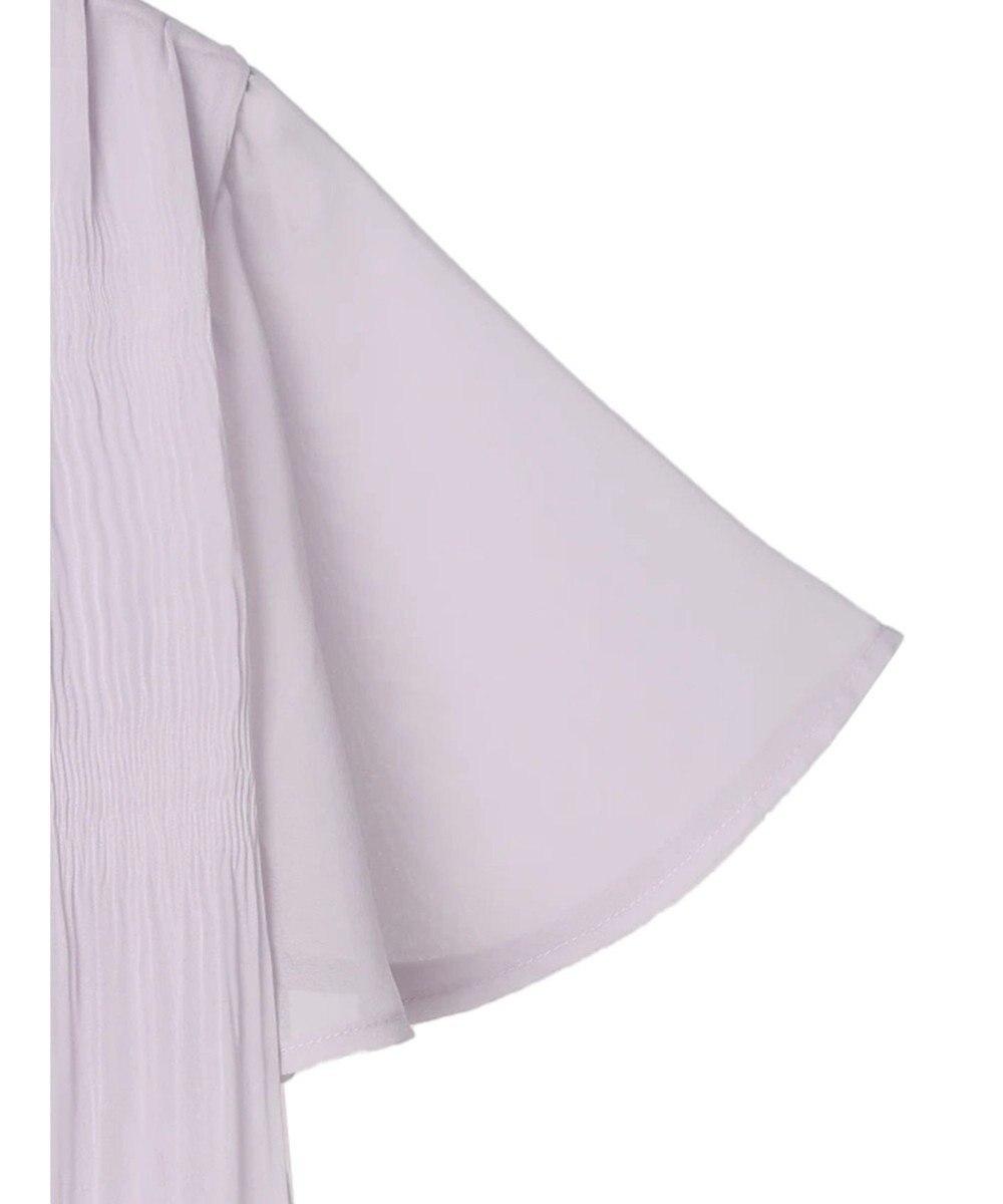 earth music&ecology マジョリカプリーツ半袖ブラウス 