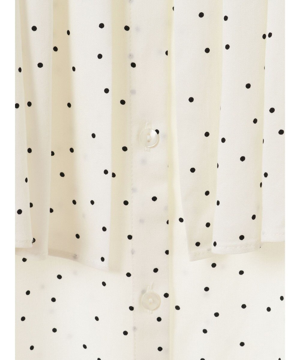 earth music&ecology ケープカラーブラウス 