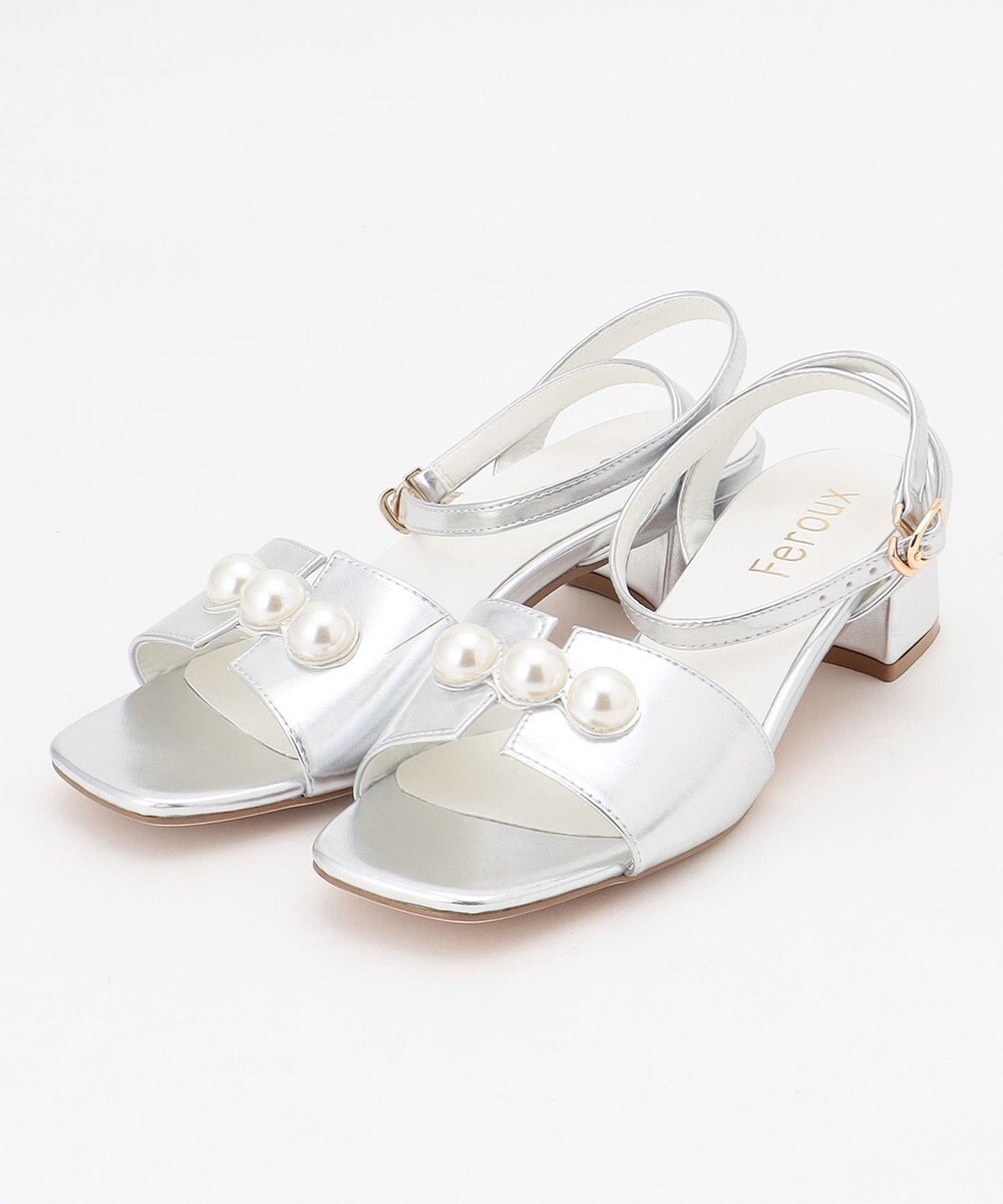 Feroux パールポイント サンダル 