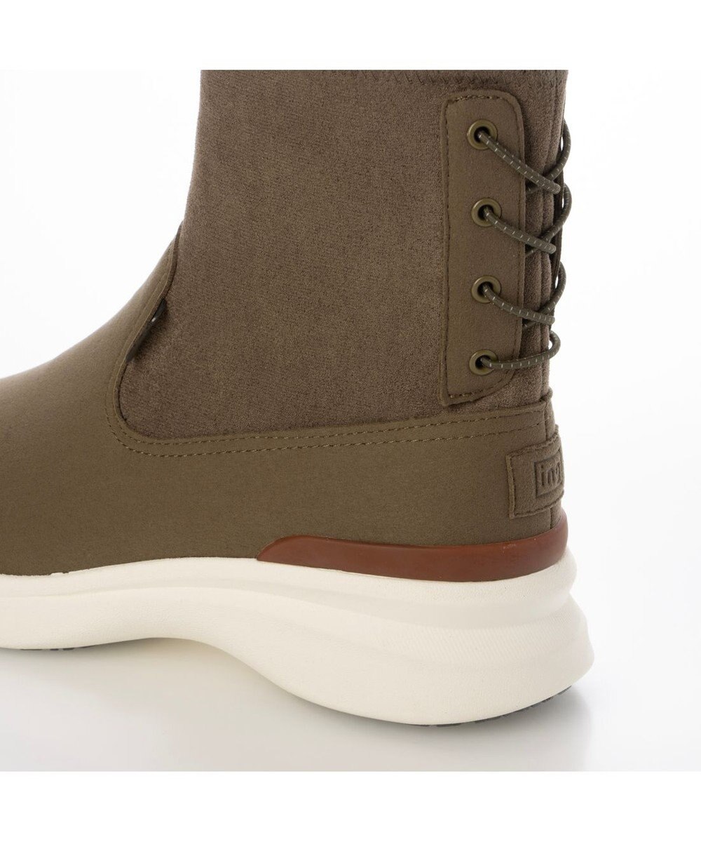 ing <ing>【レイン対応】厚底ストレッチブーツ 