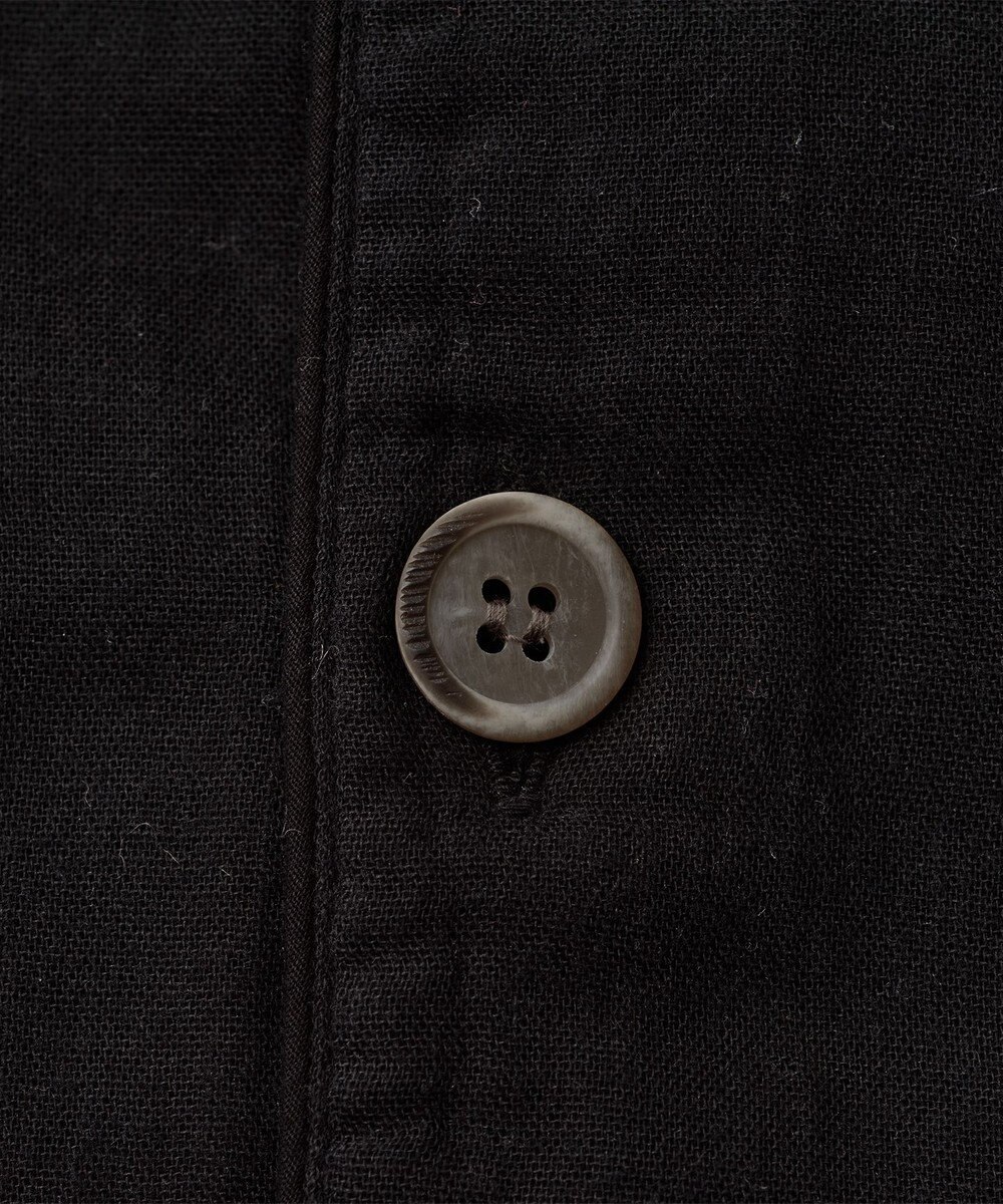 京和晒綿紗 【紗栄子さん愛用パジャマ/UNISEX】京和晒綿紗×御黒染司 京都紋付 ガーゼパジャマ 2重合わせ 【黒】 