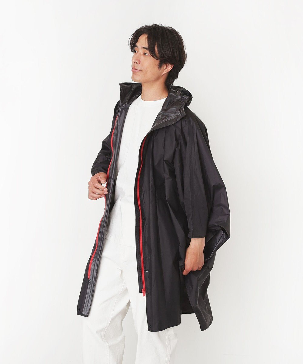 MOONBAT POLO RALPH LAUREN(ポロ ラルフローレン) ポロポニー ポケッタブル レインポンチョ レインコート 無地 フード 収納袋 ロゴ入 レディース 