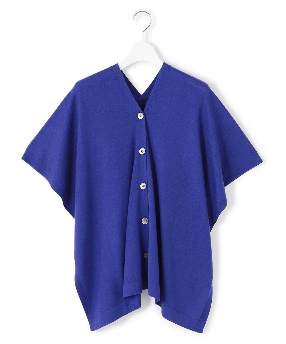 23区 S 【洗える】コンパクトウール マルチウェイ ニットポンチョ 