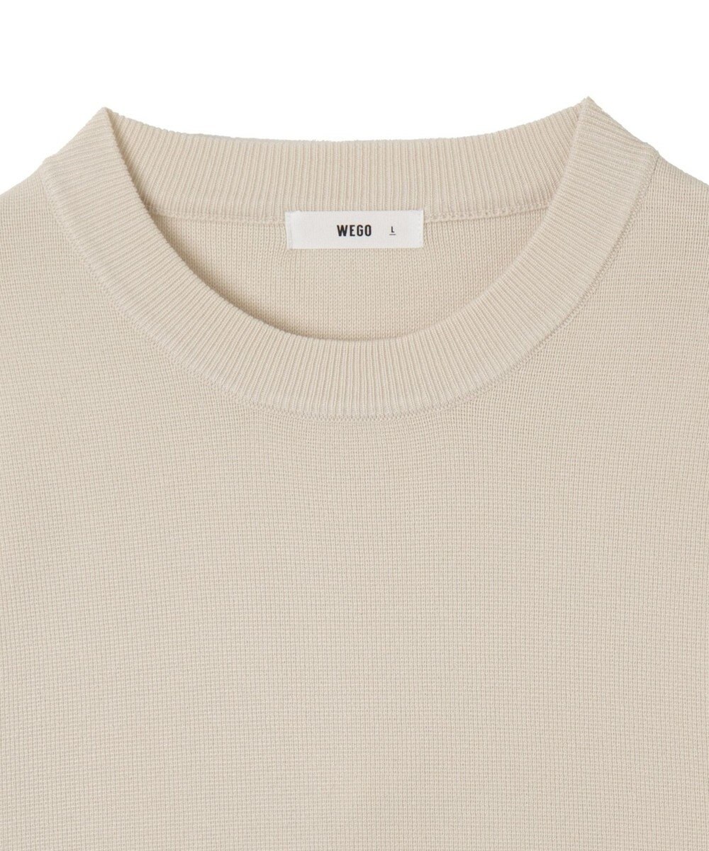 WEGO 【ユニセックス着用ITEM/MLサイズ展開】ミラノリブクルーネックプルオーバー 