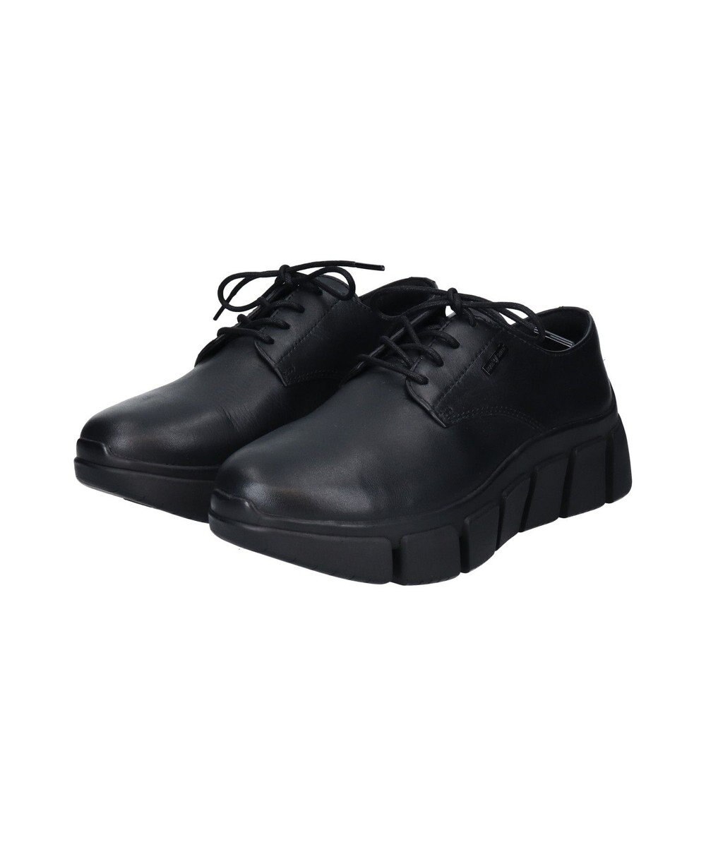 INTER-CHAUSSURES 【BUSSOLA】晴雨兼用厚底ダービーシューズ 